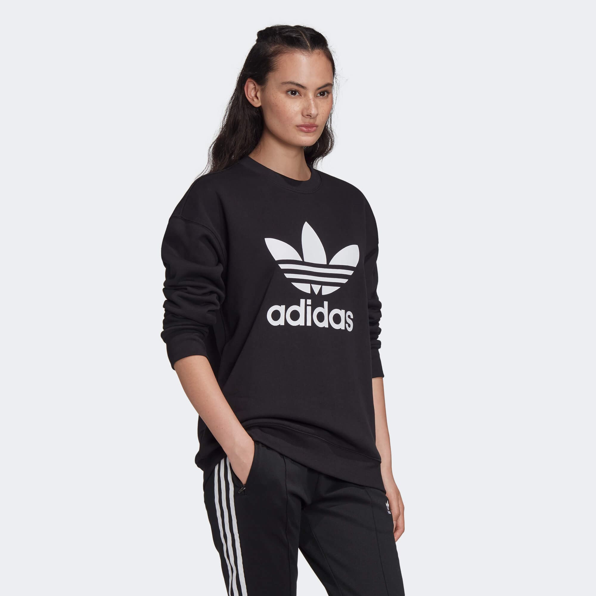 adidas Originals TRF CREW SWEAT Dámská mikina EU 32 FM3272 - náhled 3