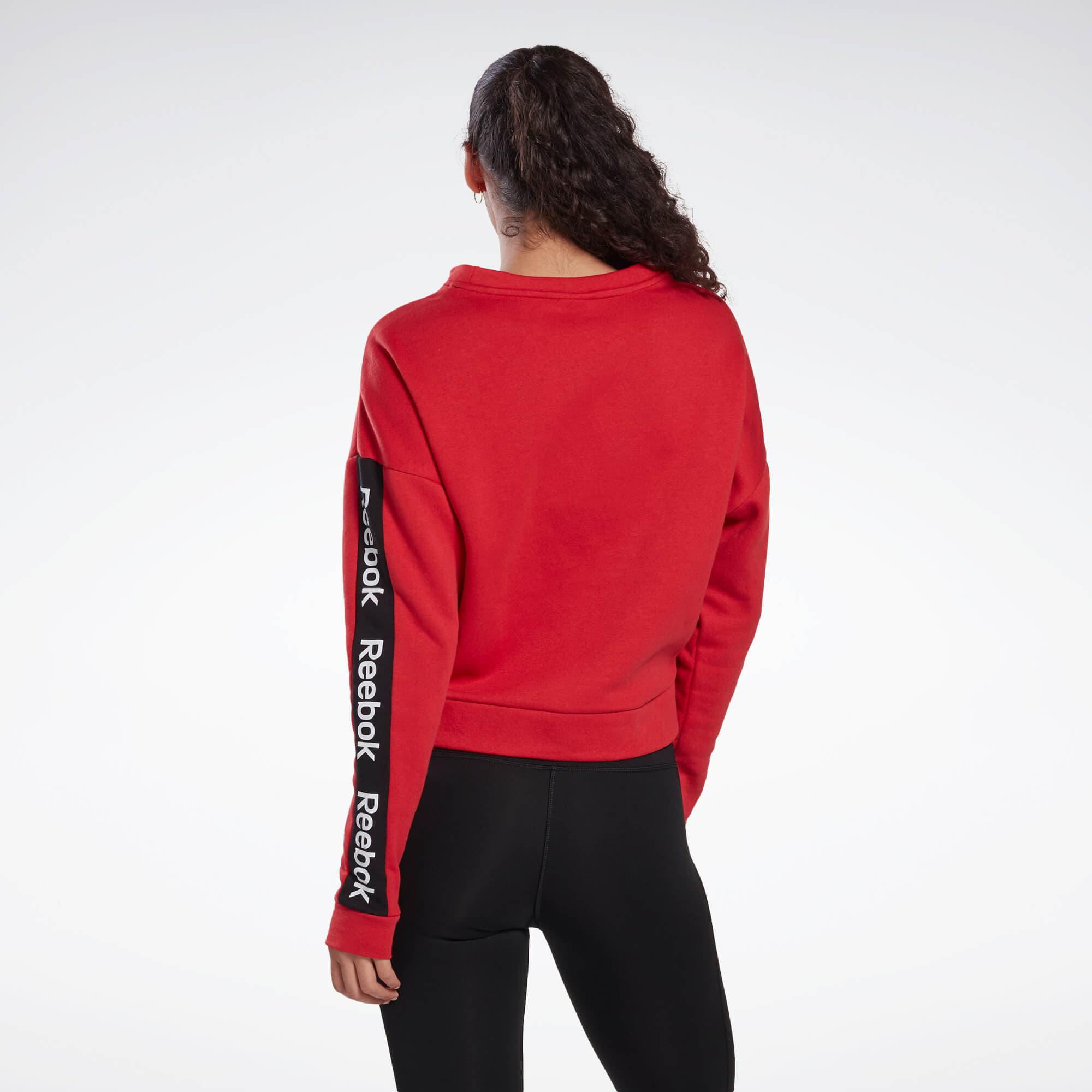 Reebok Linear Logo Crew Dámská mikina US L FR8158 - náhled 3