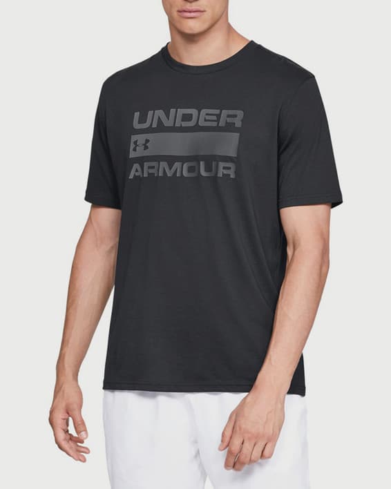 Under Armour UA TEAM ISSUE WORDMARK SS-BLK Pánské tričko US L 1329582-001 - náhled 3