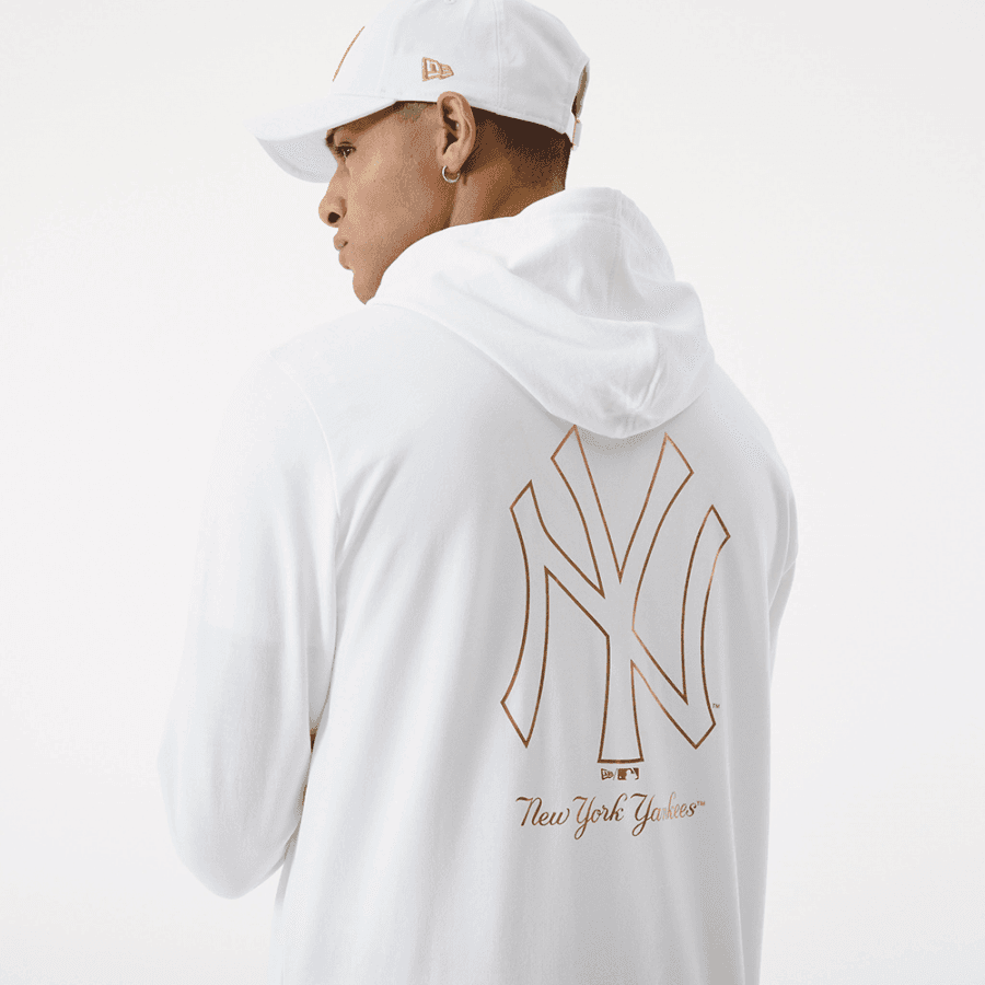 NEW ERA NEW ERA MLB Metalic hoody NEYYAN Pánská mikina US L 12064112 - náhled 3