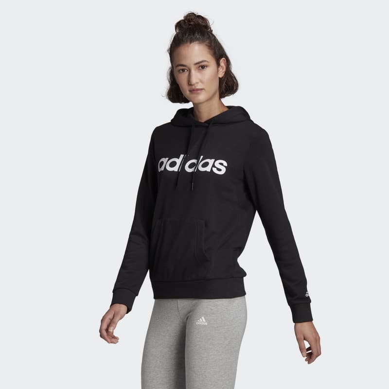 adidas Performance W LIN FT HD Dámská mikina US XS GL0635 - náhled 2