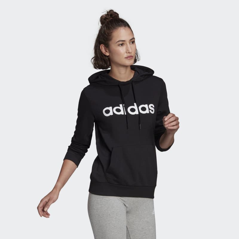 adidas Performance W LIN FT HD Dámská mikina US XS GL0635 - náhled 4