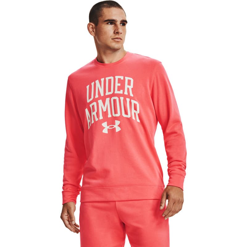 Under Armour UA RIVAL TERRY CREW Pánská mikina US XL 1361561-690 - náhled 3