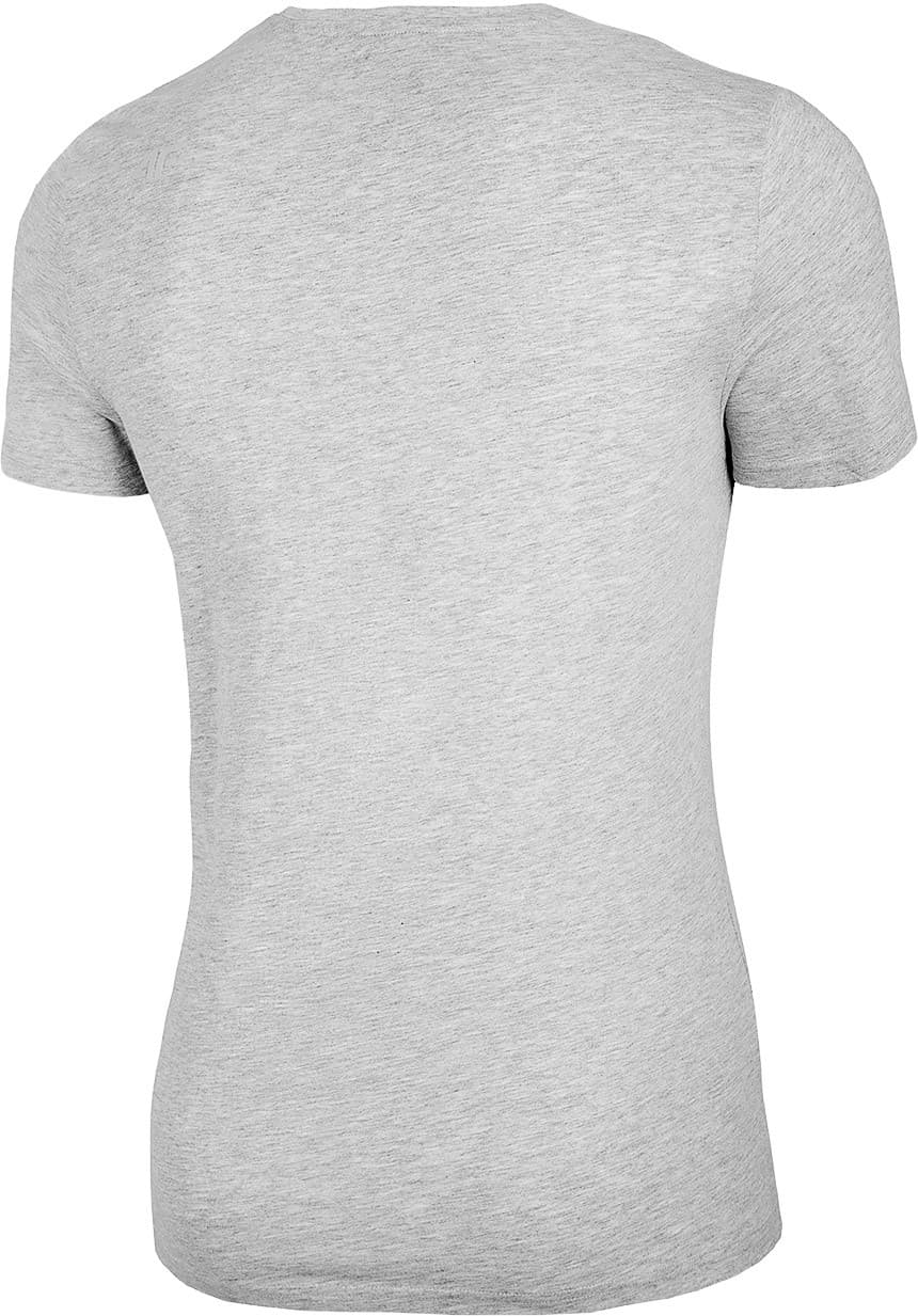 4F NOSH4-TSM003 COLD LIGHT GREY Pánské tričko US M NOSH4-TSM003 COLD LIGHT GREY - náhled 2