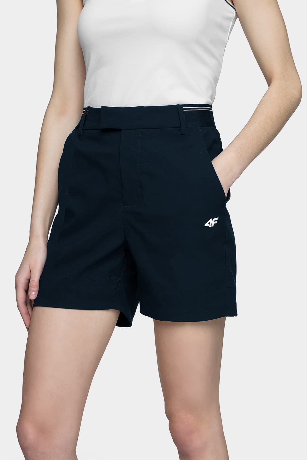 4F H4L21-SKDF080 NAVY Dámské kraťasy US L H4L21-SKDF080 NAVY