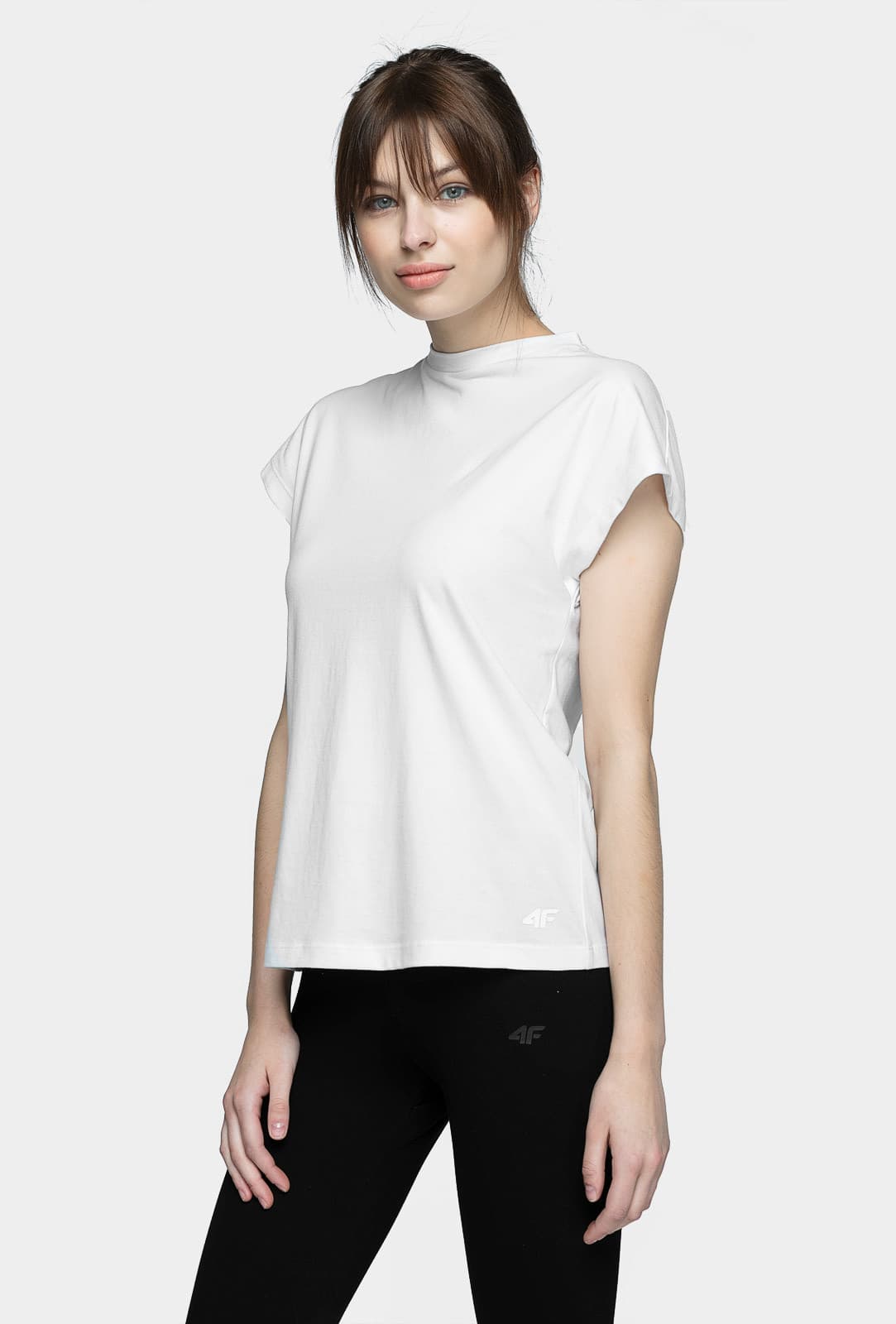 4F H4L21-TSD038 WHITE Dámské tričko US XL H4L21-TSD038 WHITE