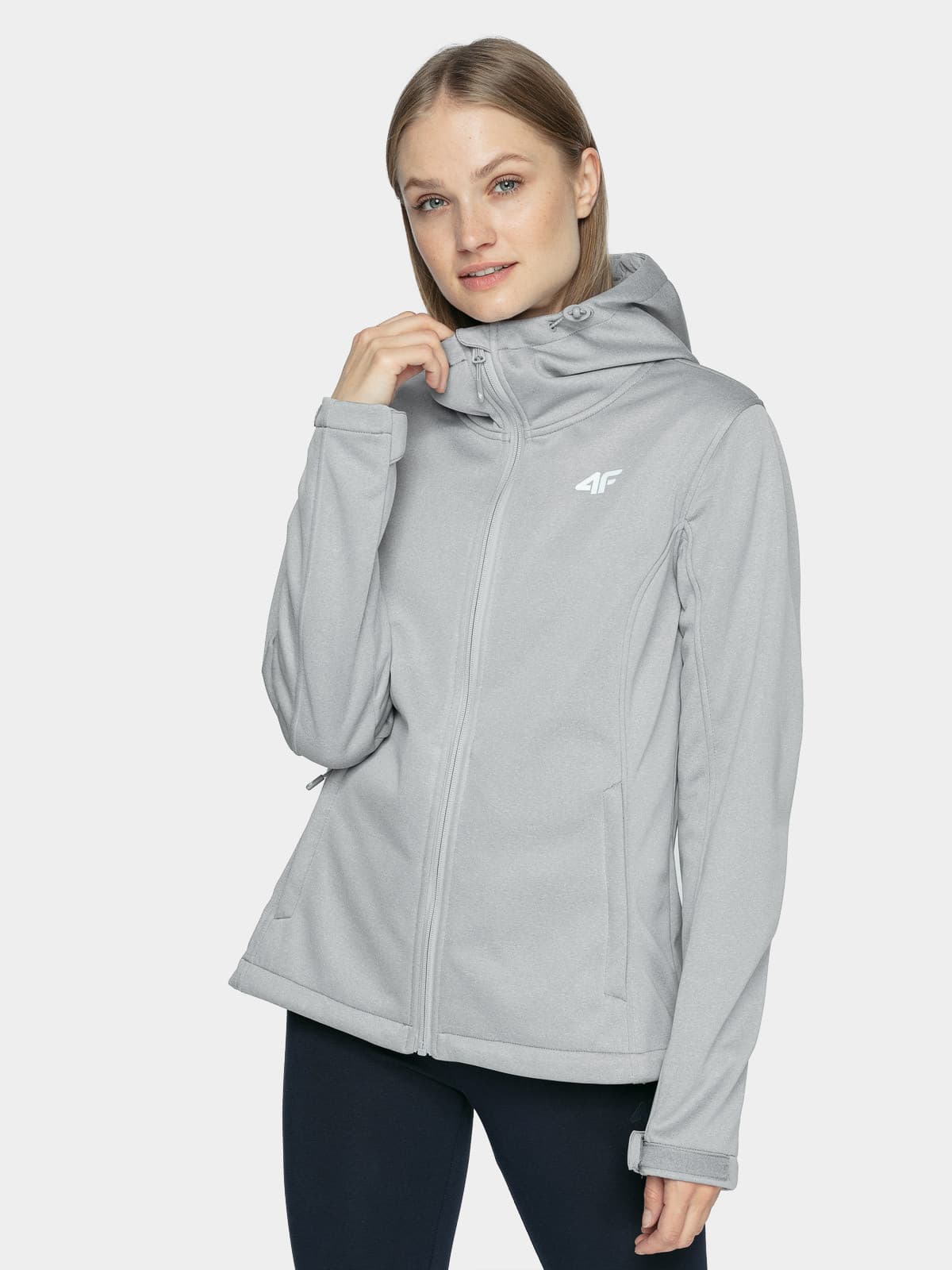 4F NOSH4-SFD001 COLD LIGHT GREY Dámská bunda US L NOSH4-SFD001 COLD LIGHT GREY - náhled 1