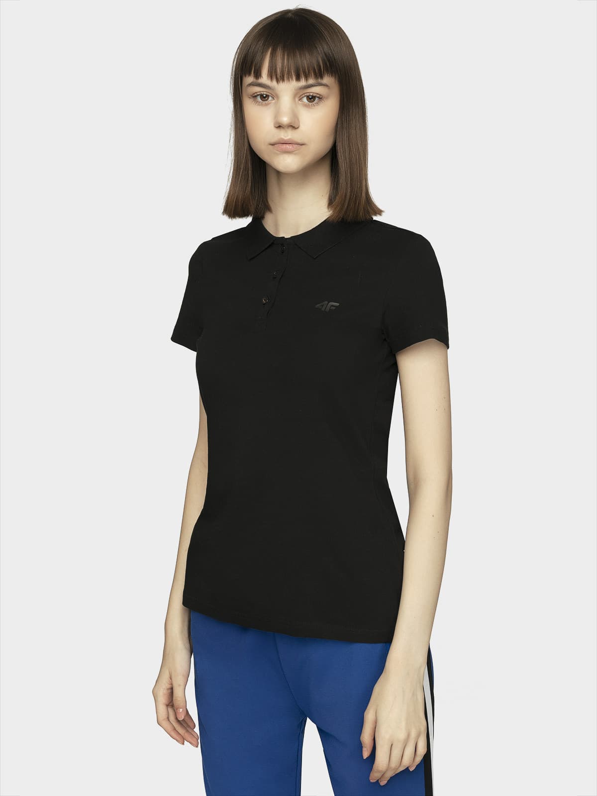 4F NOSH4-TSD008 DEEP BLACK Dámské tričko US M NOSH4-TSD008 DEEP BLACK - náhled 4