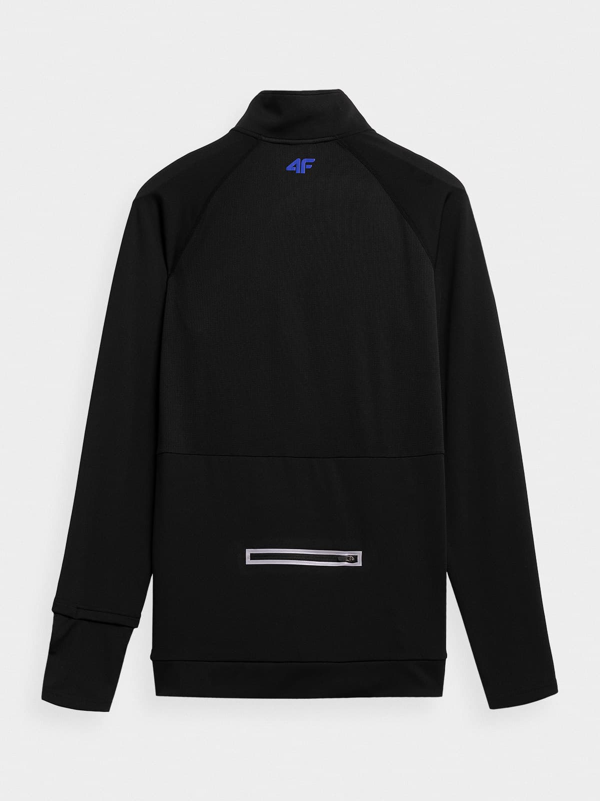 4F H4L21-BLMF010 DEEP BLACK Pánská mikina US L H4L21-BLMF010 DEEP BLACK - náhled 3