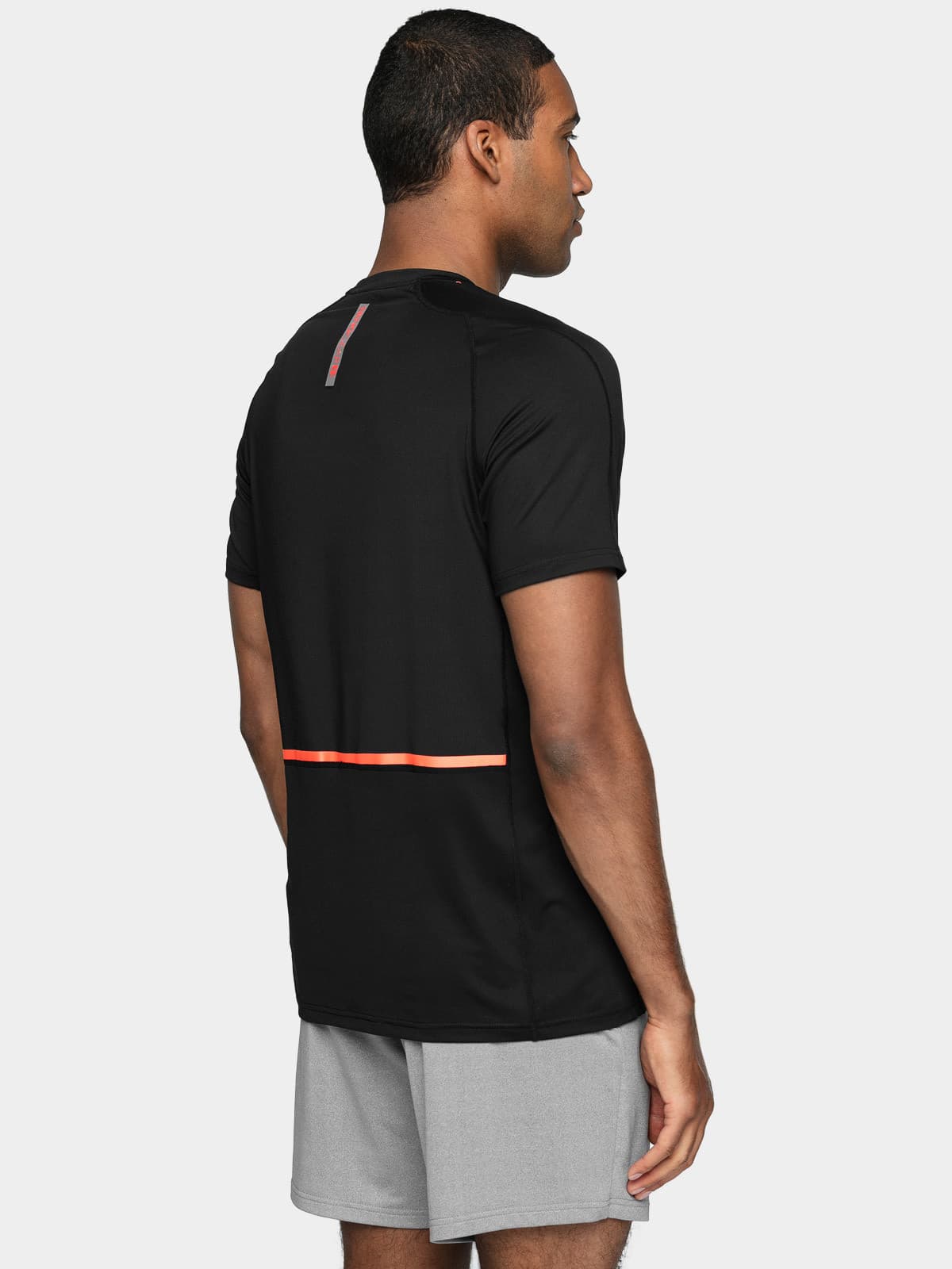 4F H4L21-TSMF016 DEEP BLACK Pánské tričko US XL H4L21-TSMF016 DEEP BLACK - náhled 5