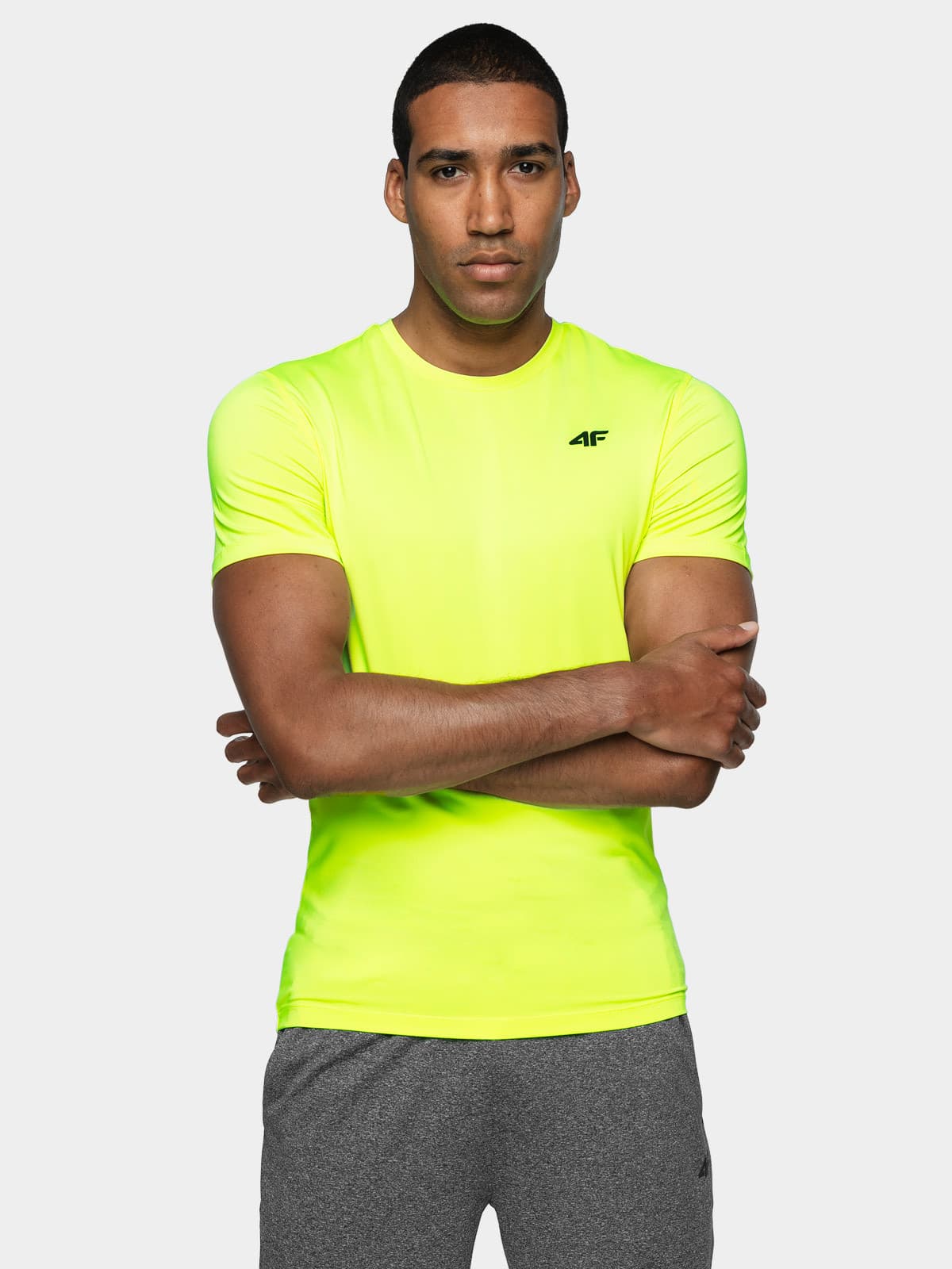 4F NOSH4-TSMF002 CANARY GREEN Pánské tričko US M NOSH4-TSMF002 CANARY GREEN - náhled 3