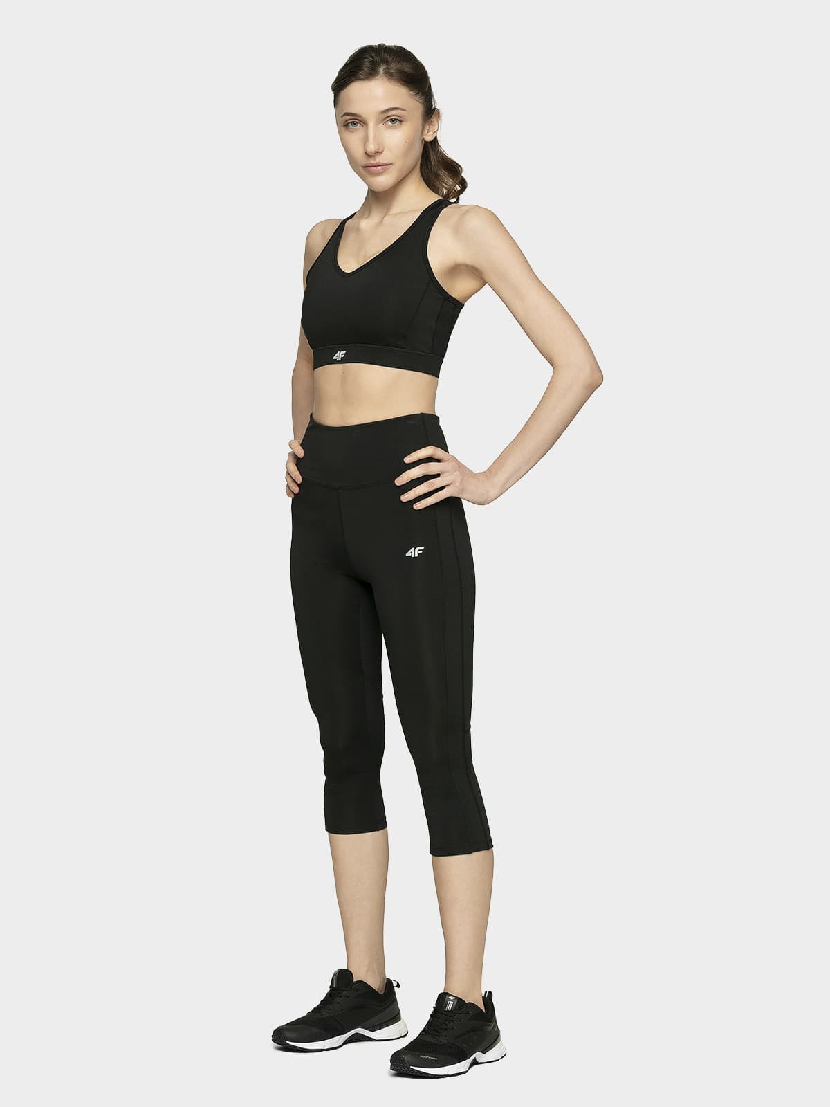 4F NOSH4-STAD001 DEEP BLACK Sportovní podprsenka US L NOSH4-STAD001 DEEP BLACK - náhled 5