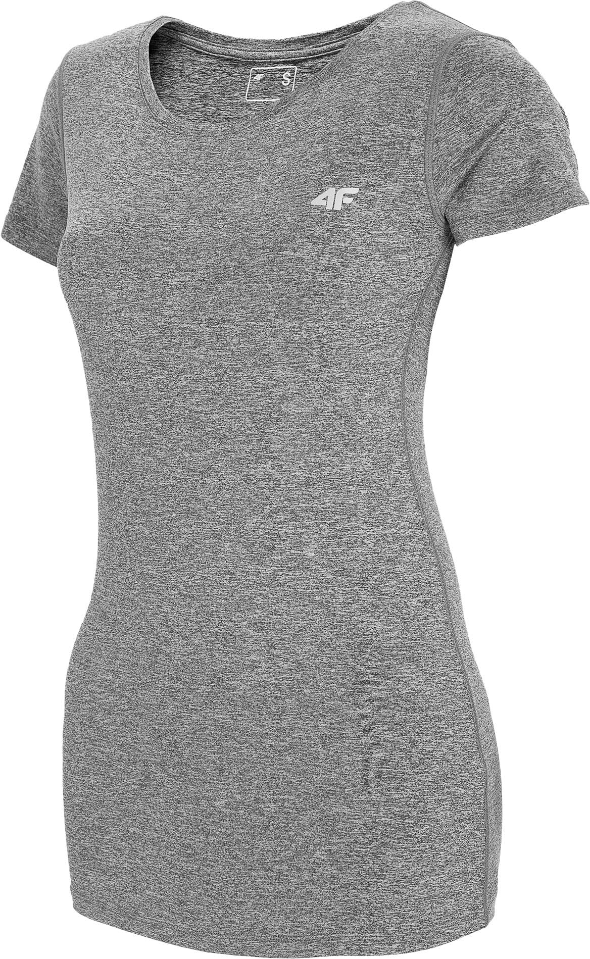 4F NOSH4-TSDF002 DARK GREY Dámské tričko US L NOSH4-TSDF002 DARK GREY - náhled 1