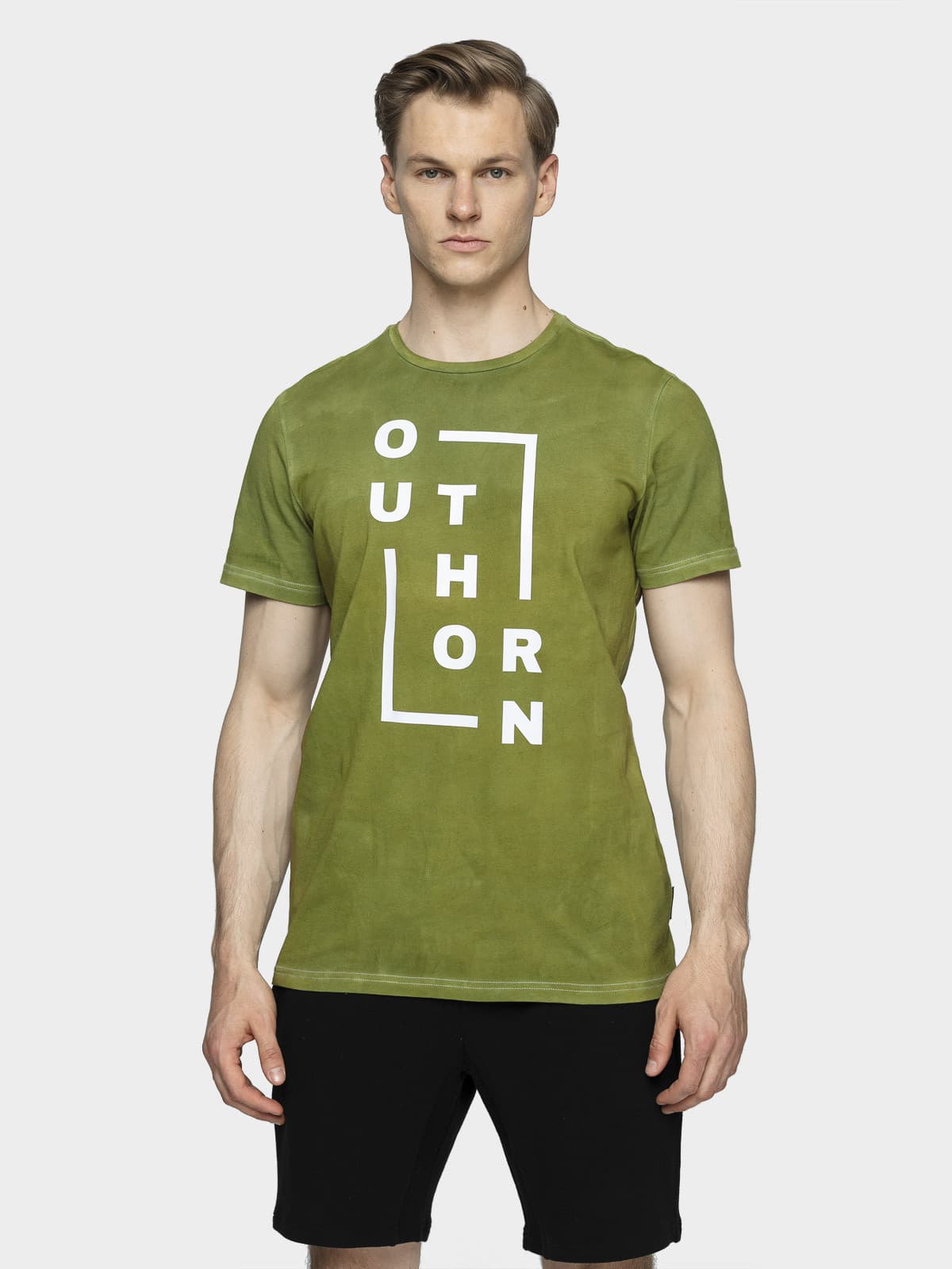 Outhorn HOL21-TSM608 KHAKI Pánské tričko US L HOL21-TSM608 KHAKI - náhled 3