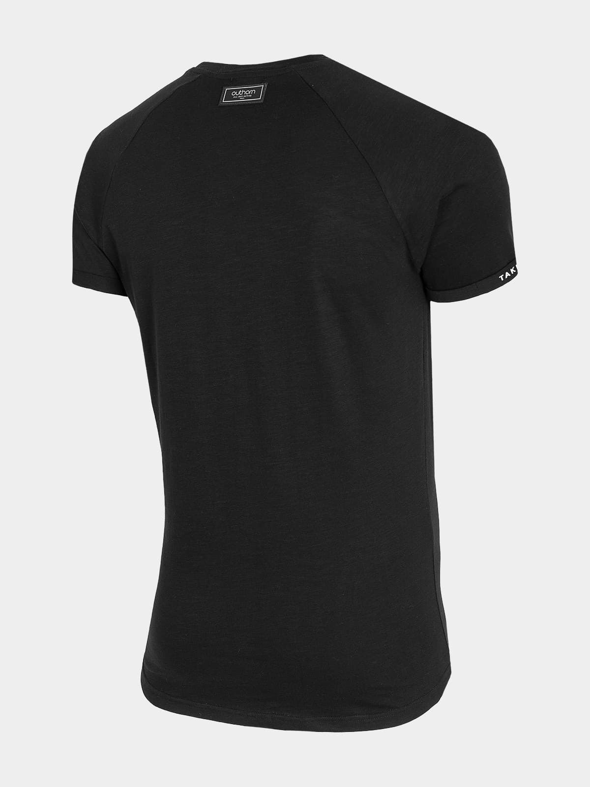 Outhorn HOL21-TSM645 DEEP BLACK Pánské tričko US S HOL21-TSM645 DEEP BLACK - náhled 2