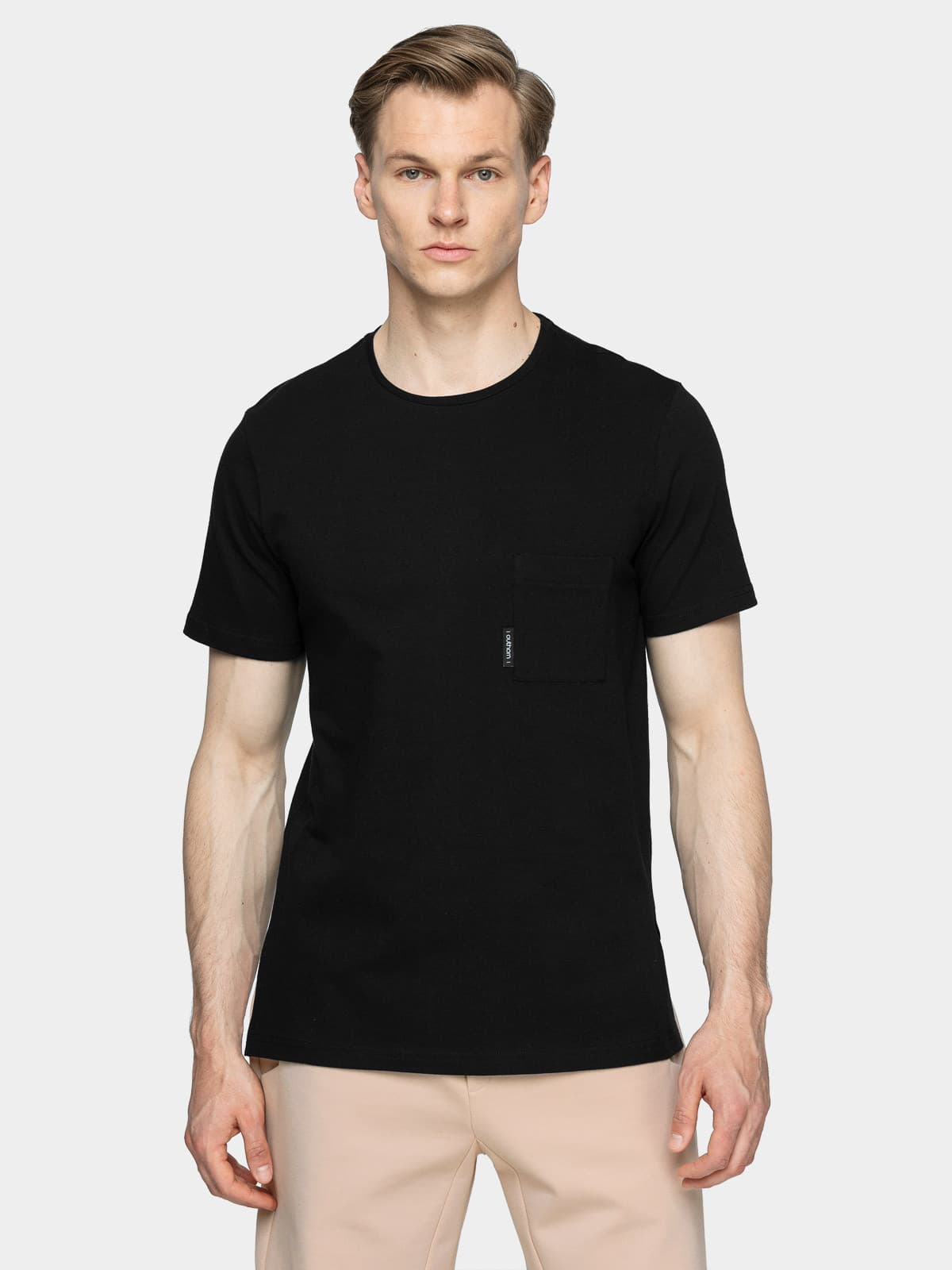Outhorn HOL21-TSM646 DEEP BLACK Pánské tričko US S HOL21-TSM646 DEEP BLACK - náhled 3