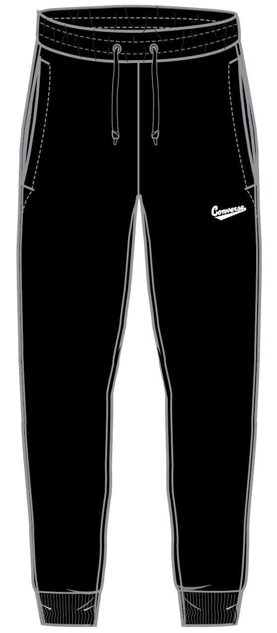 converse SCRIPTED LOGO FLEECE JOGGER Pánské tepláky US L 10018807-A01