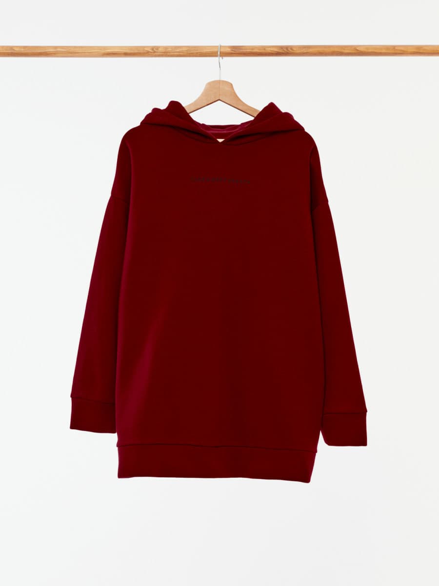 Outhorn HOL21-BLD603A DARK RED Dámská mikina US L HOL21-BLD603A DARK RED - náhled 1