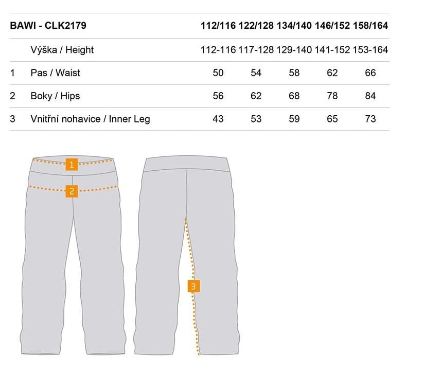 Loap BAWI Dětské legíny EU 112/116 CLK2179-H39MD - náhled 3