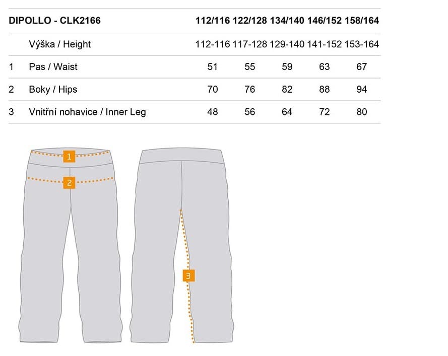 Loap DIPOLLO Dětské tepláky EU 122/128 CLK2166-L39LD - náhled 3