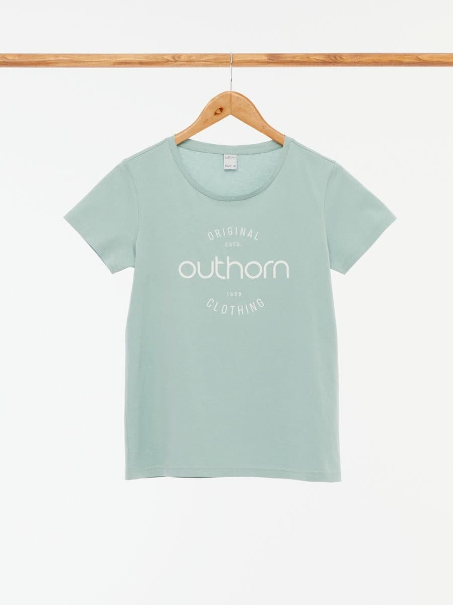 Outhorn HOL21-TSD606A AQUA Dámské tričko US XL HOL21-TSD606A AQUA - náhled 4