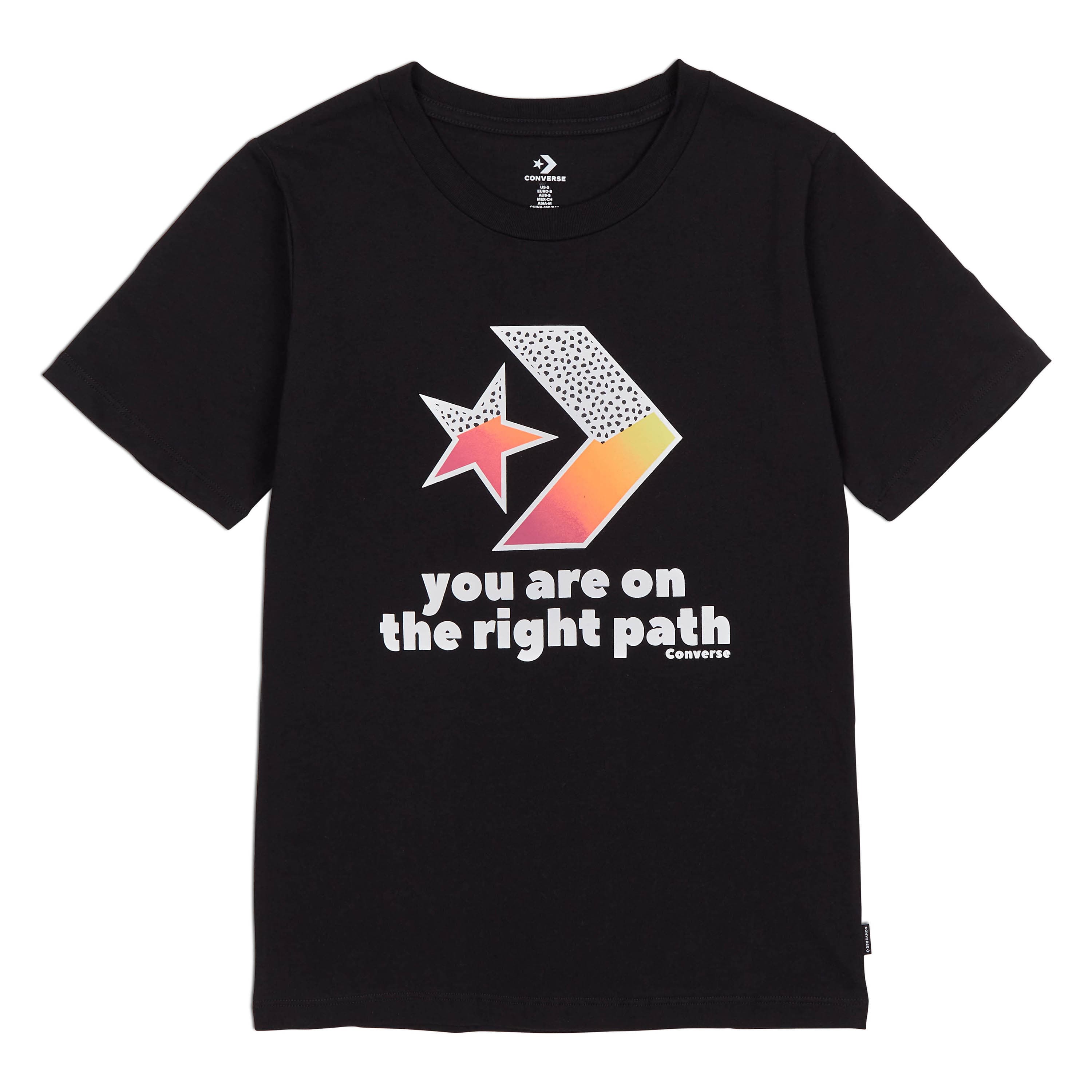 converse TRAILBLAZER GRAPHIC TEE Dámské tričko US L 10022361-A02