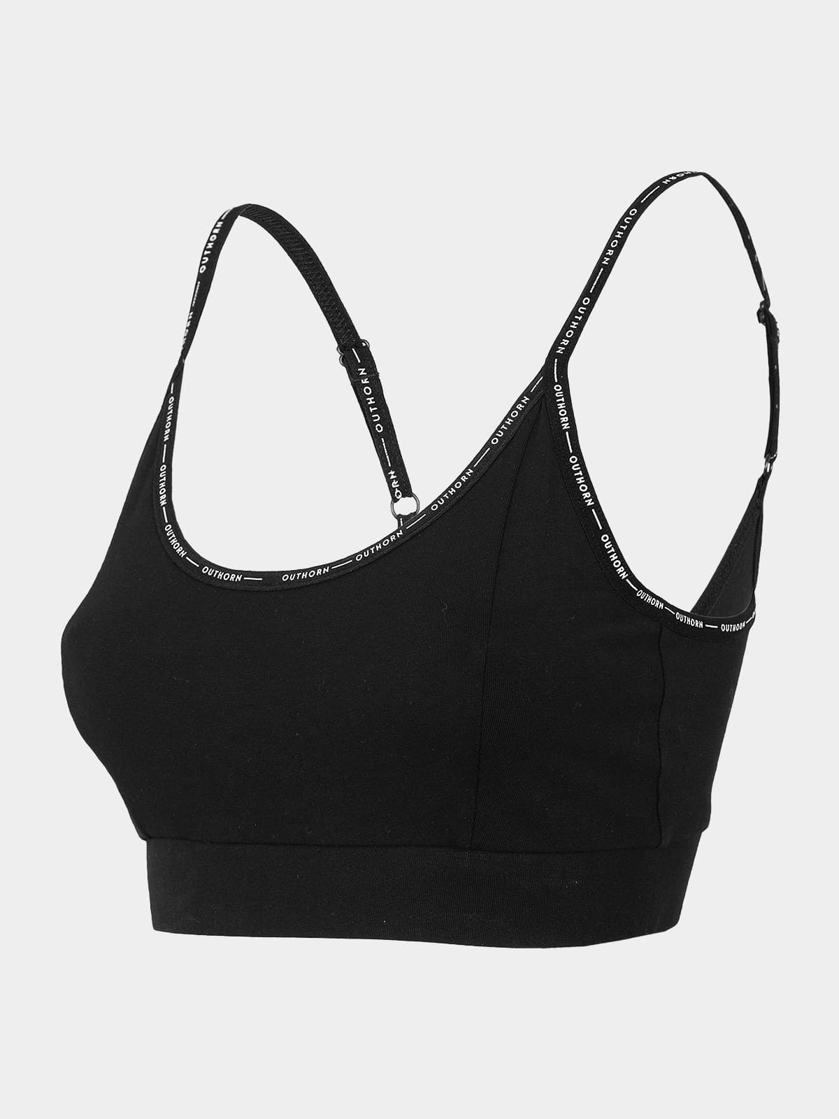 Outhorn HOL21-BID600G DEEP BLACK WHITE Dámské podprsenky US XL HOL21-BID600G DEEP BLACK WHITE