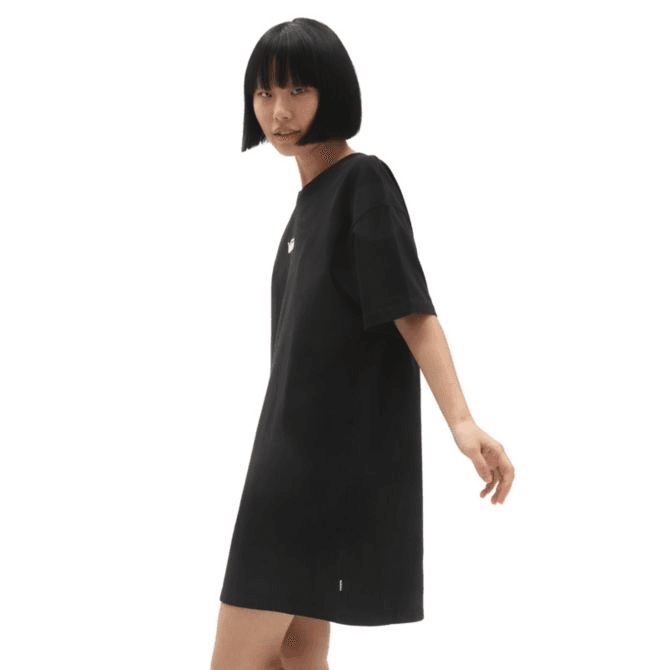 Vans WM CENTER VEE TEE DRESS Dámské šaty US S VN0A4RU2BLK1 - náhled 2