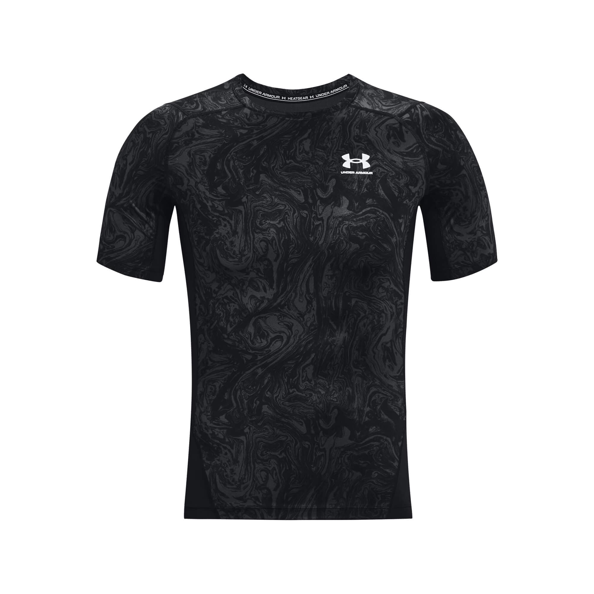 Under Armour UA HG Armour Comp Print SS Pánské tričko US 3XL 1370324-001 - náhled 5