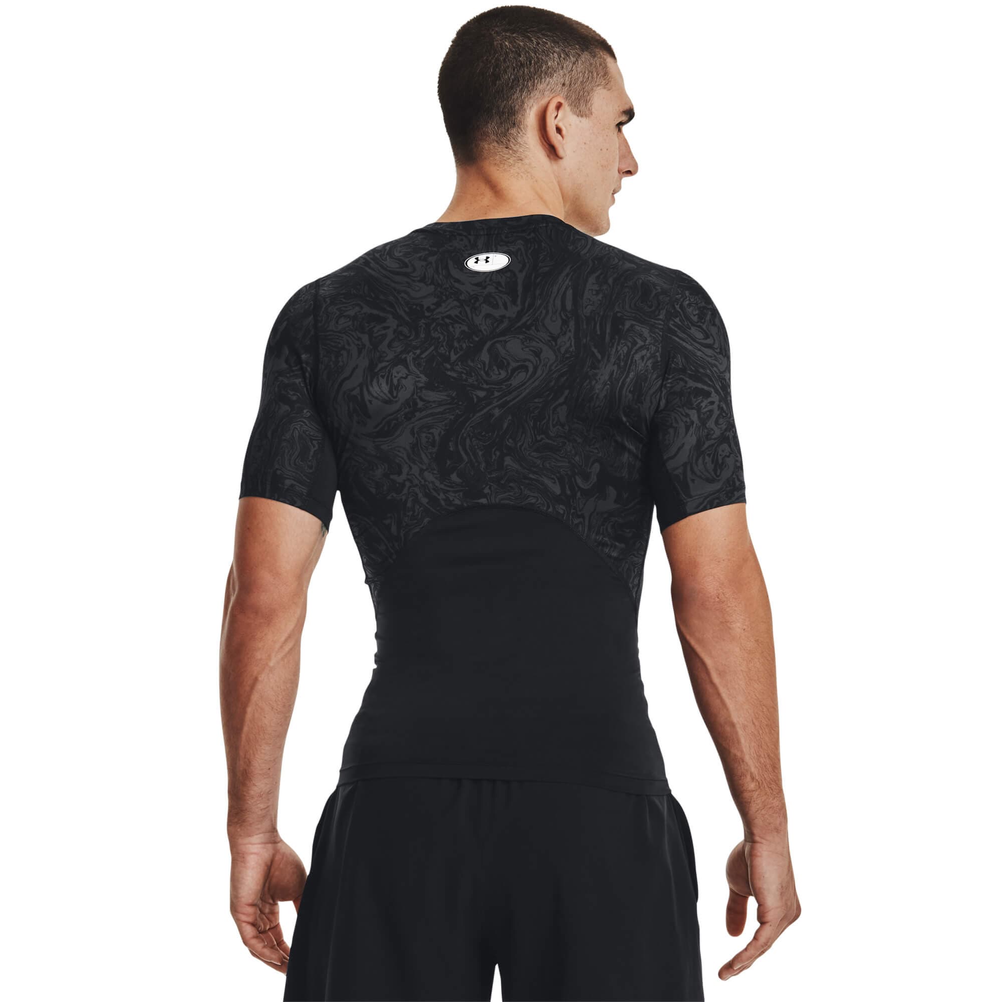 Under Armour UA HG Armour Comp Print SS Pánské tričko US 3XL 1370324-001 - náhled 2
