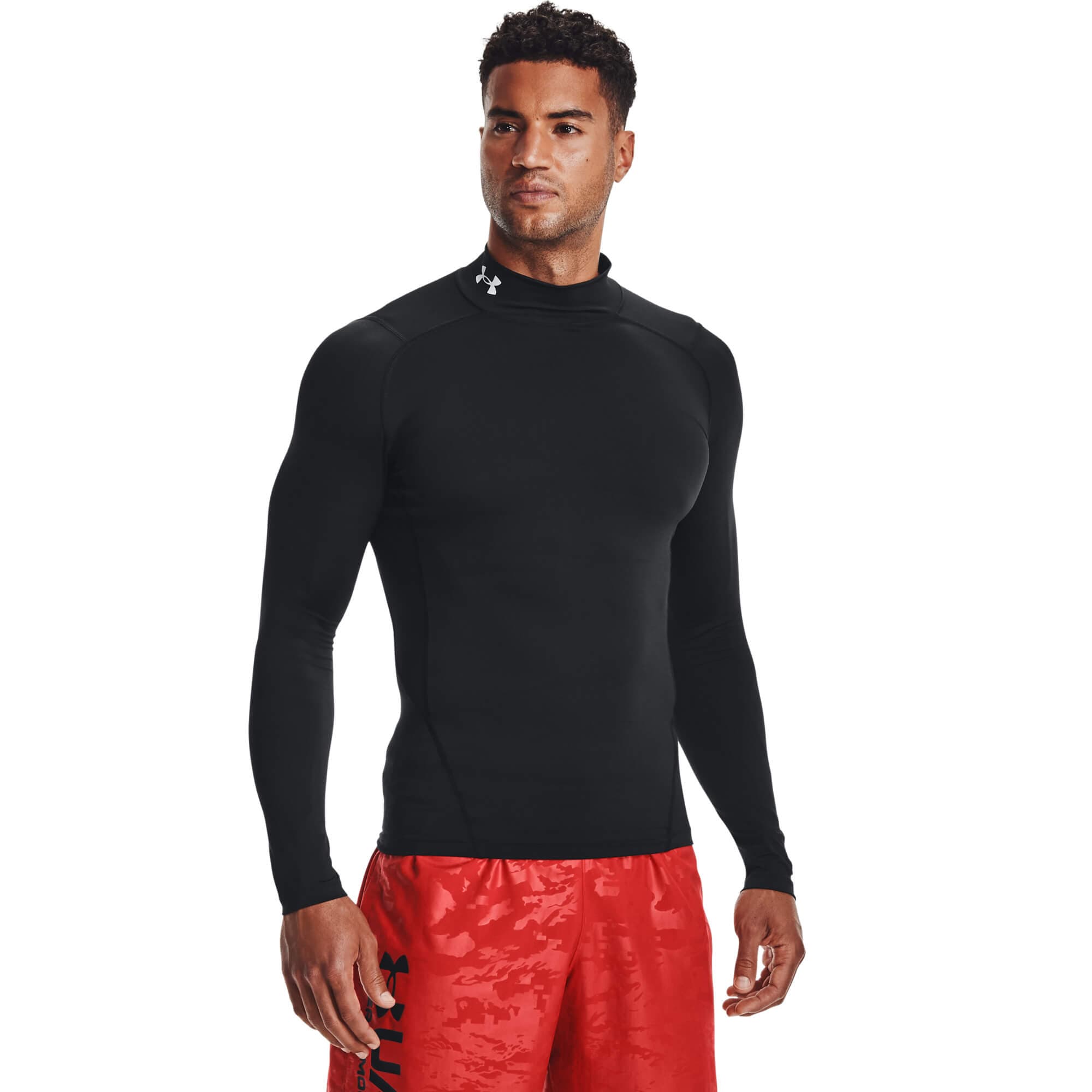 Under Armour UA HG Armour Comp Mock LS Pánské tričko US XL 1369606-001 - náhled 3