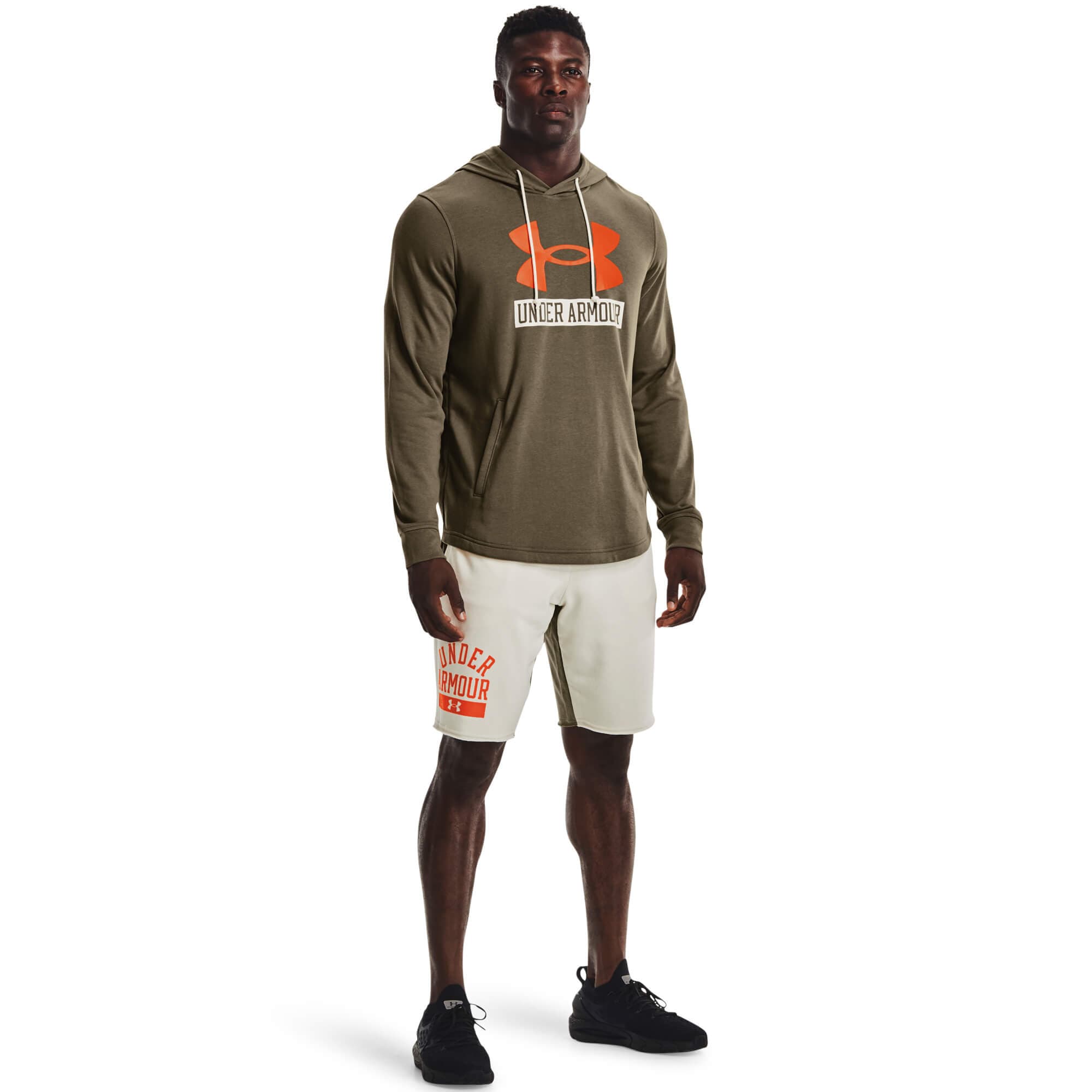 Under Armour UA Rival Terry Logo Hoodie Pánská mikina US M 1370390-361 - náhled 5