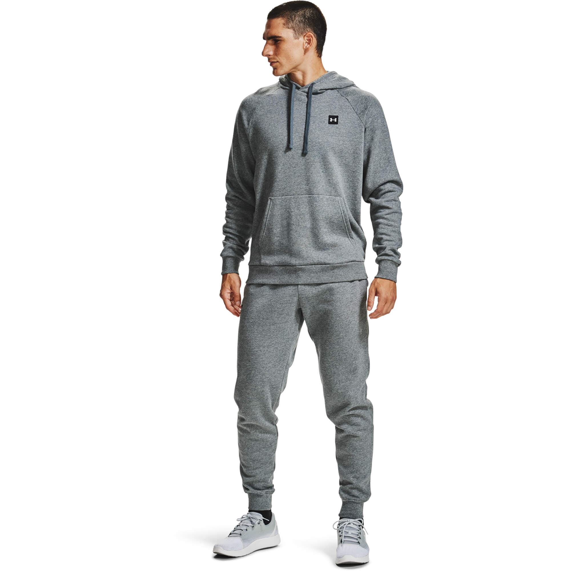 Under Armour UA Rival Fleece Hoodie Pánská mikina US S 1357092-012 - náhled 3