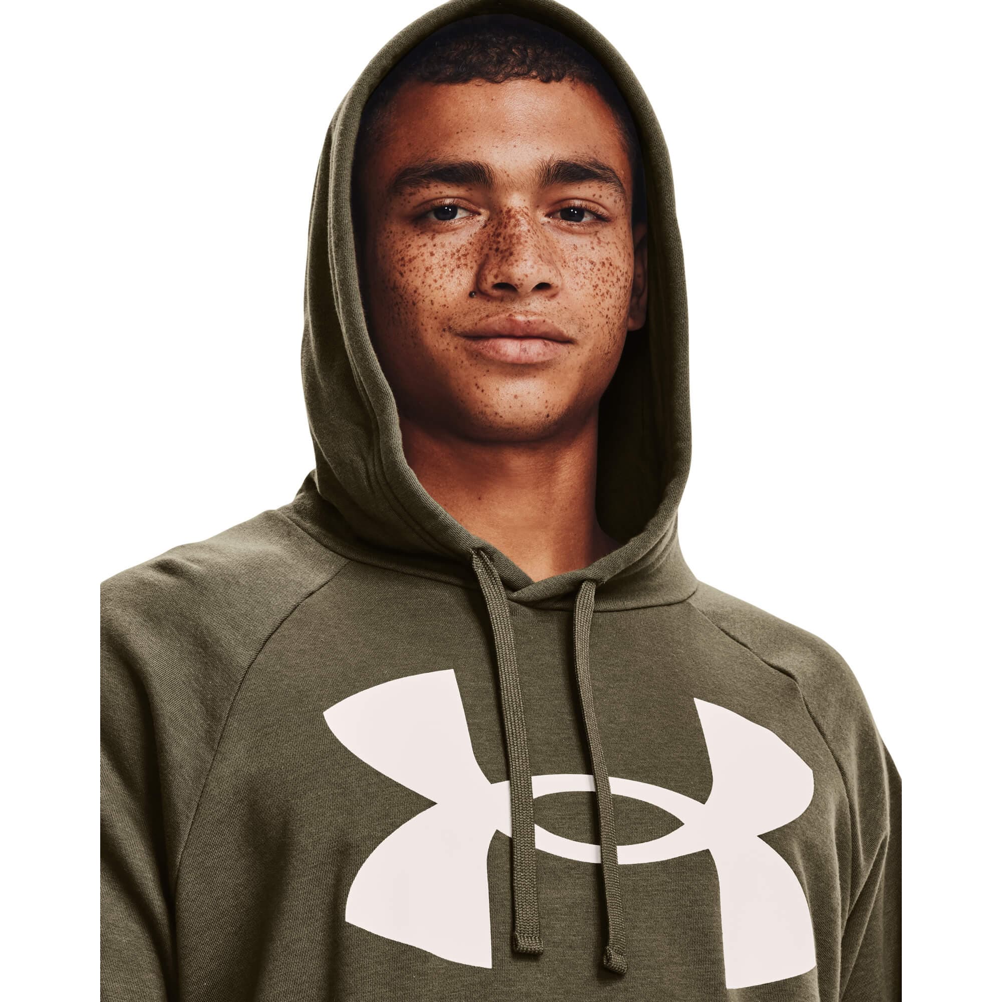 Under Armour UA Rival Fleece Big Logo HD Pánská mikina US M 1357093-361 - náhled 4