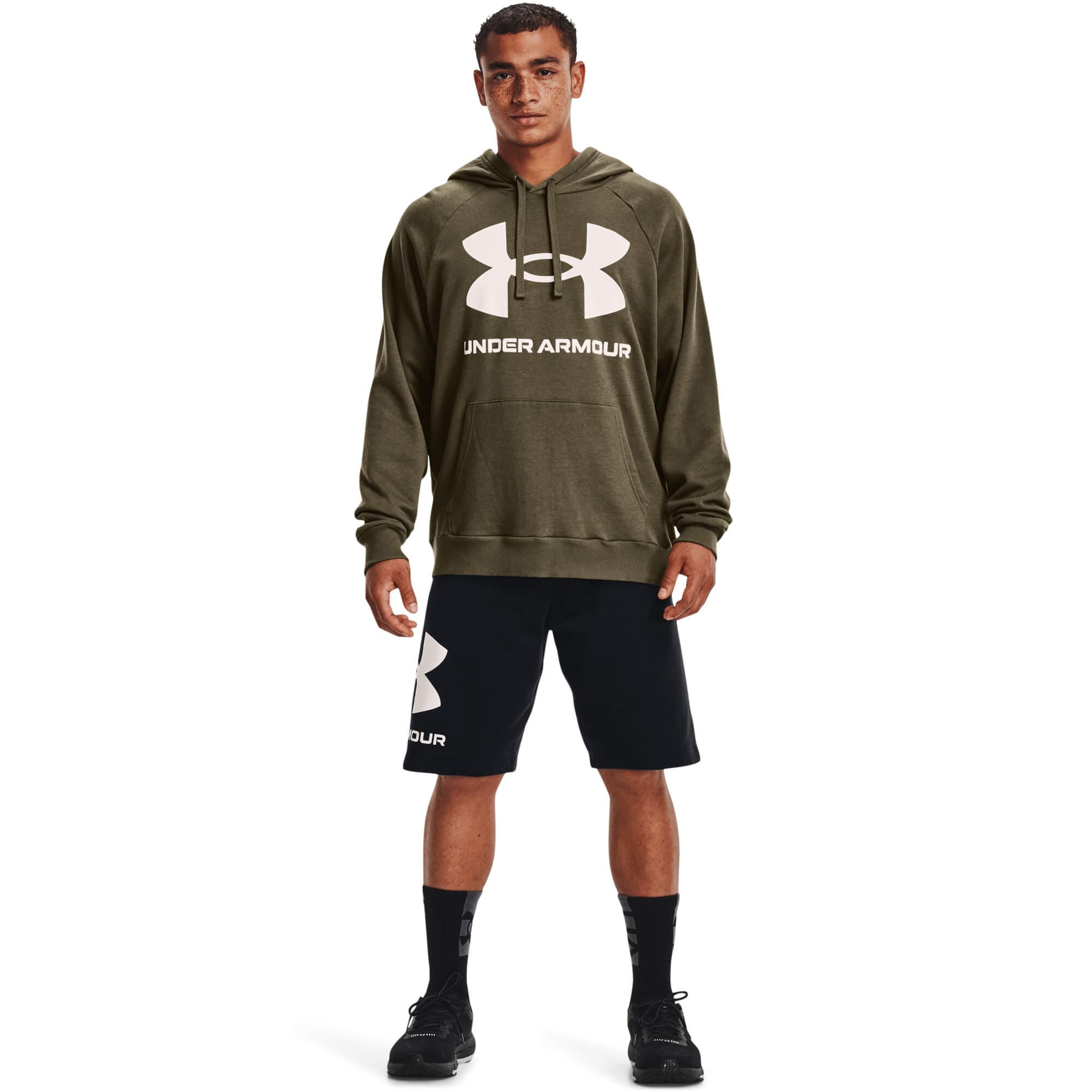 Under Armour UA Rival Fleece Big Logo HD Pánská mikina US M 1357093-361 - náhled 3