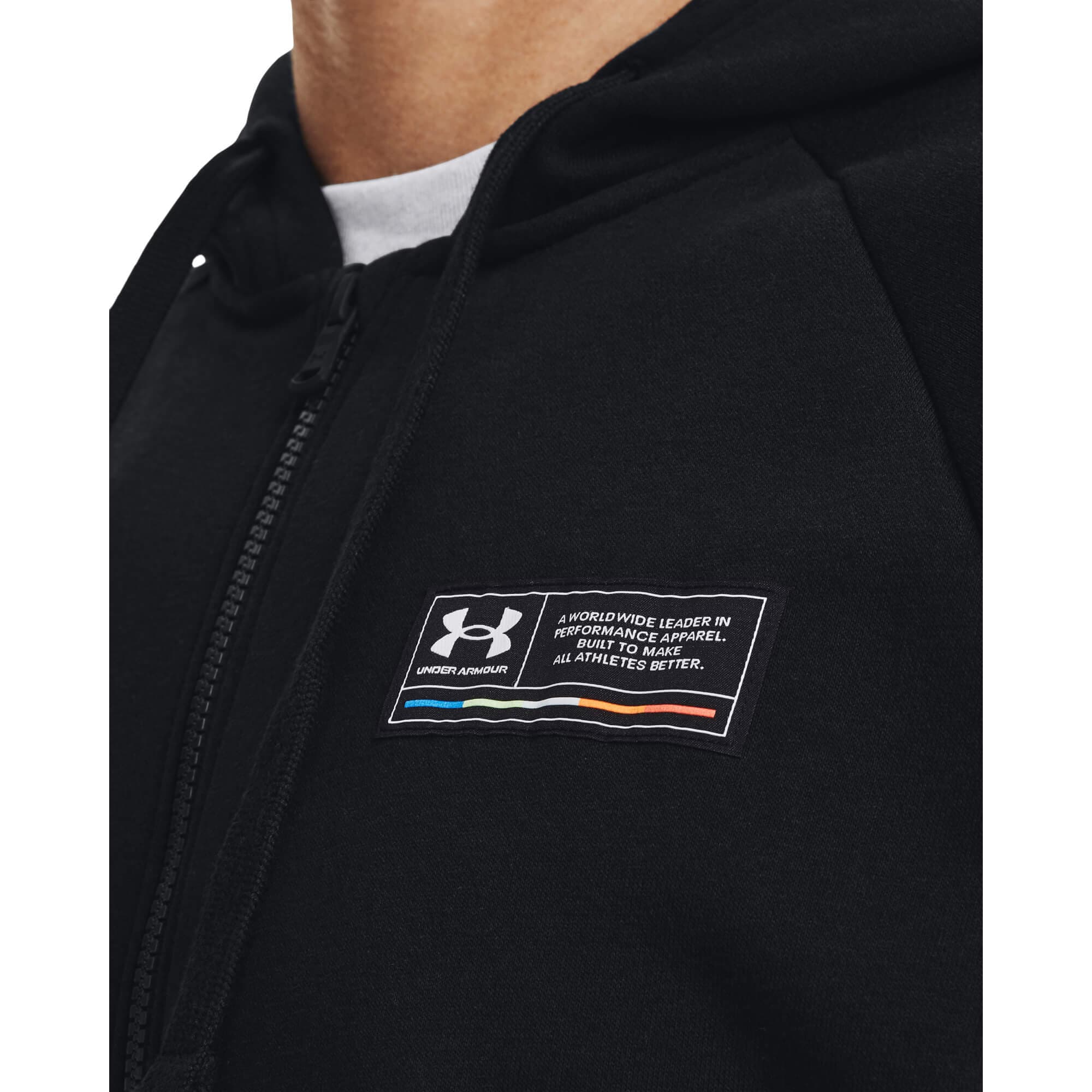 Under Armour UA Rival Fleece Chroma FZ HD Pánská mikina US M 1370344-001 - náhled 4