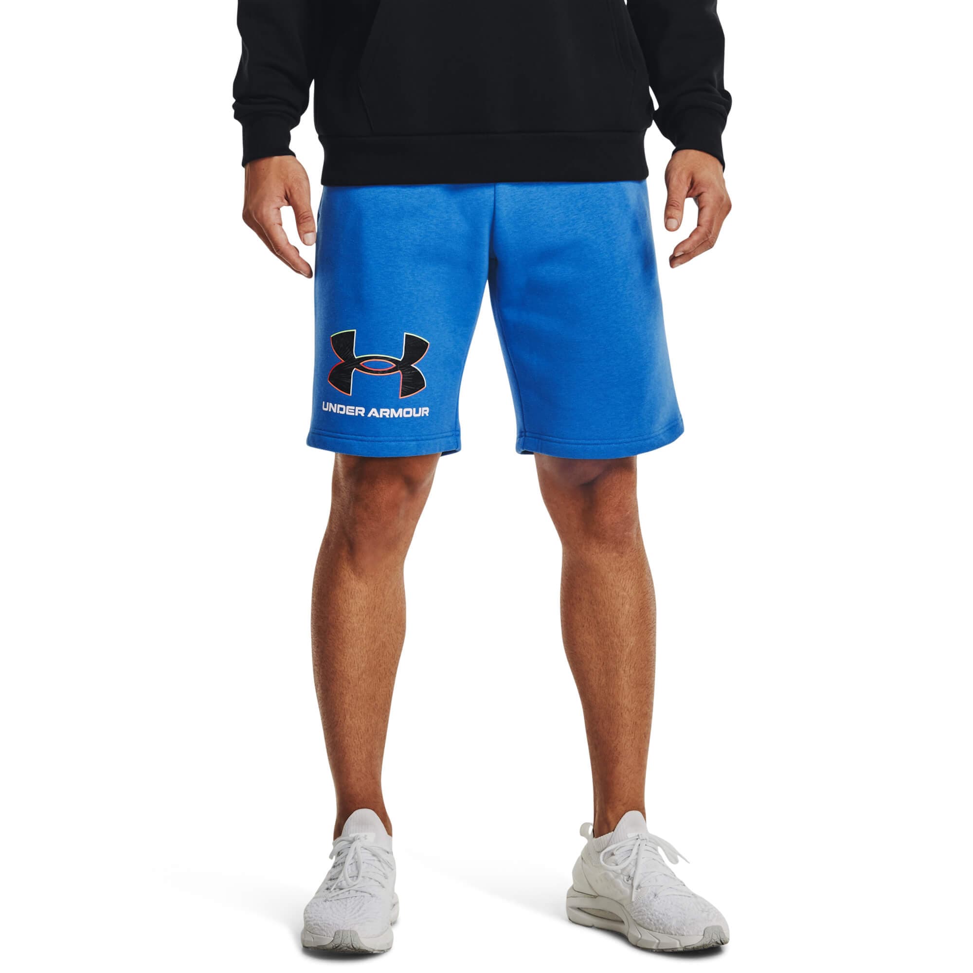 Under Armour UA Rival Flc Graphic Short Pánské kraťasy US S 1370350-474 - náhled 3