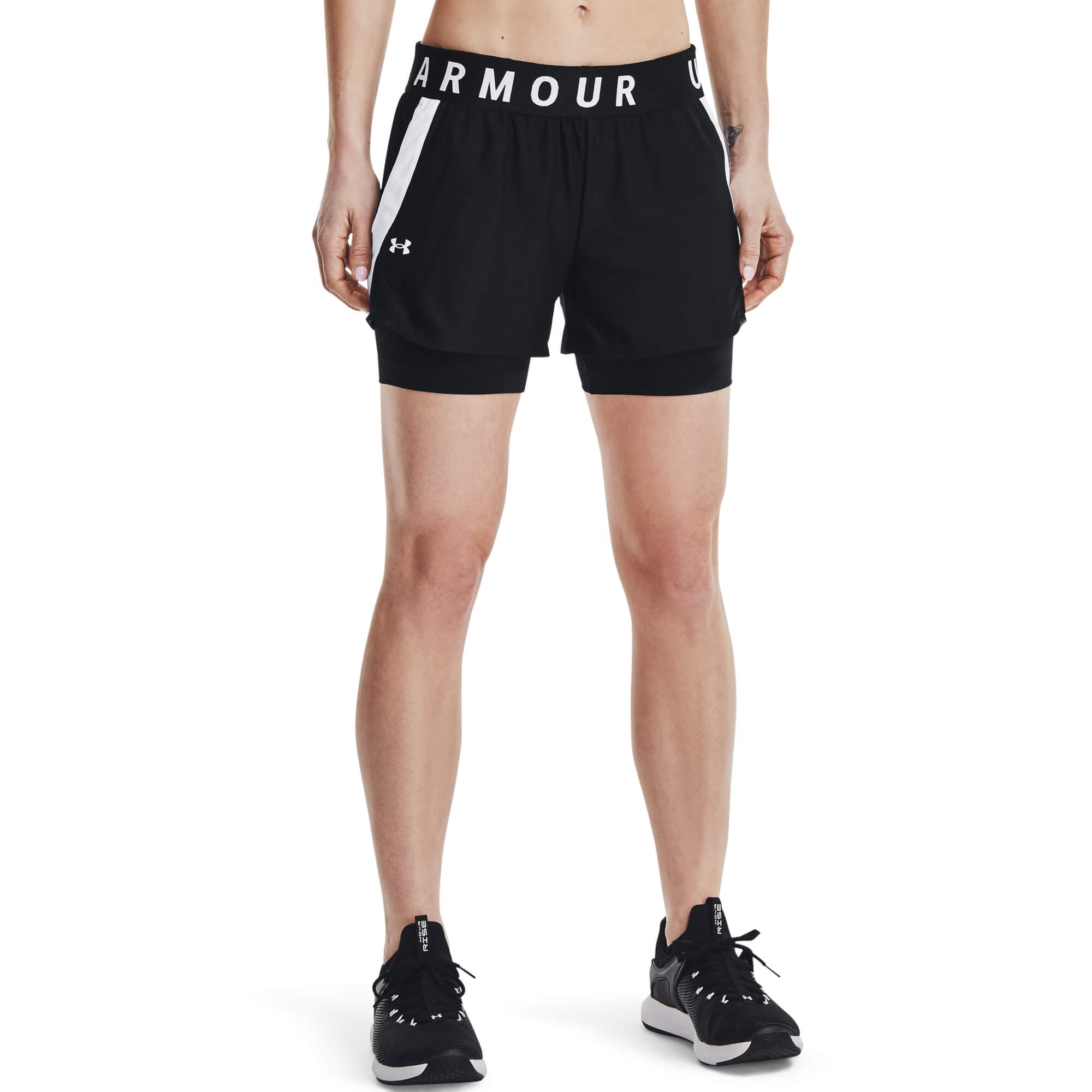 Under Armour Play Up 2-in-1 Shorts Dámské kraťasy US L 1351981-001 - náhled 3
