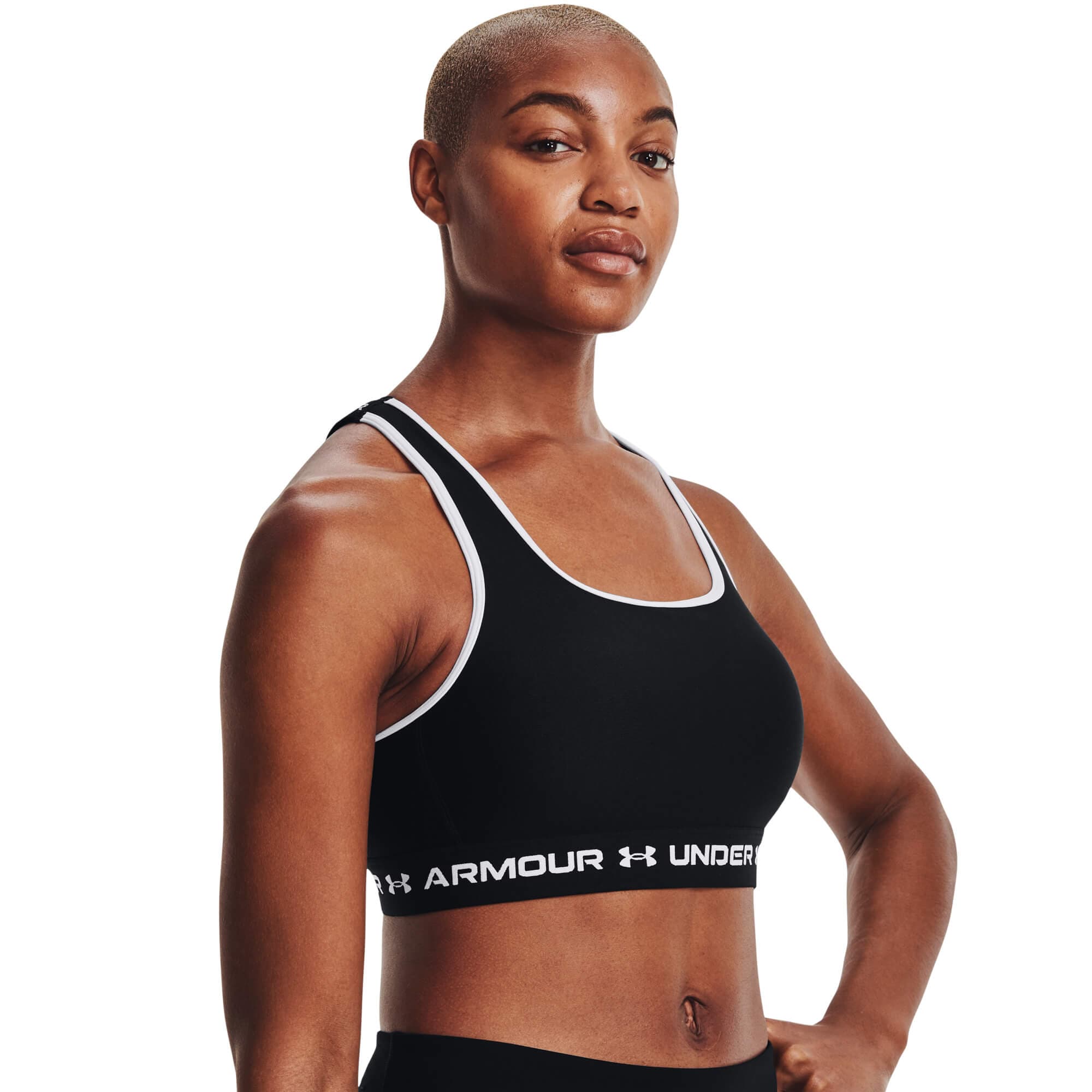 Under Armour UA Crossback Mid Bra Pkt Sportovní podprsenka US L 1370069-001 - náhled 4