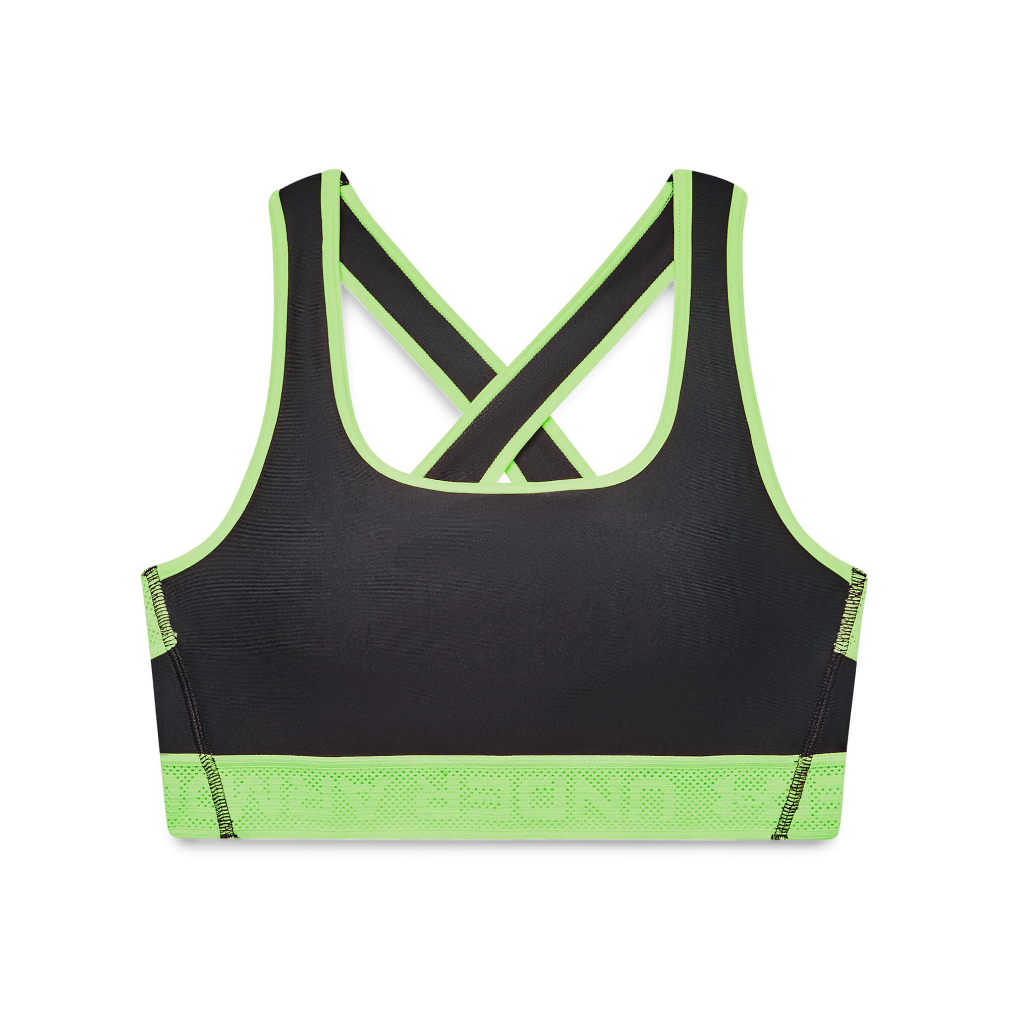 Under Armour UA Crossback Mid Solid NE Sportovní podprsenka US L 1371372-010 - náhled 1