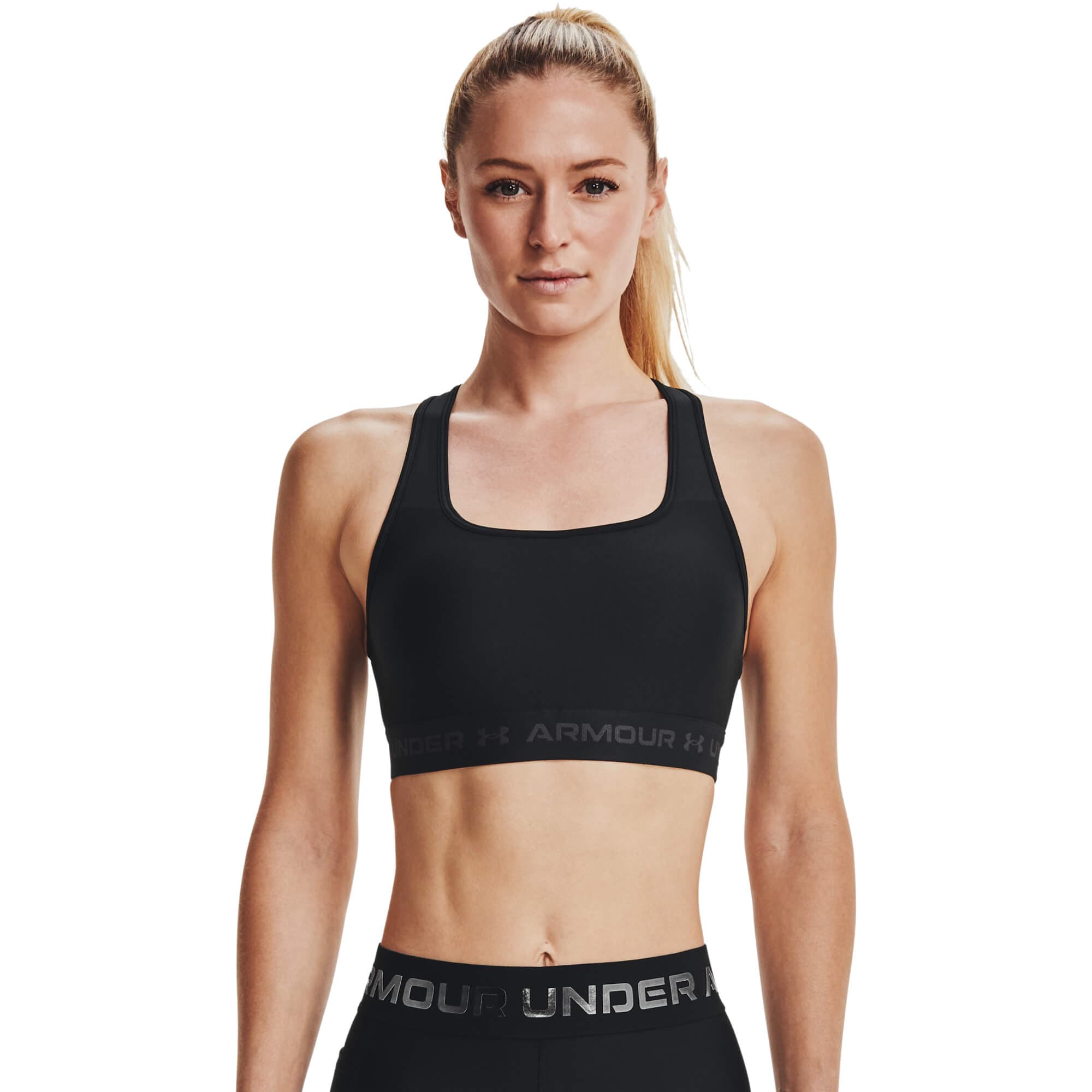 Under Armour UA Crossback Mid Bra Sportovní podprsenka US L 1361034-001 - náhled 3