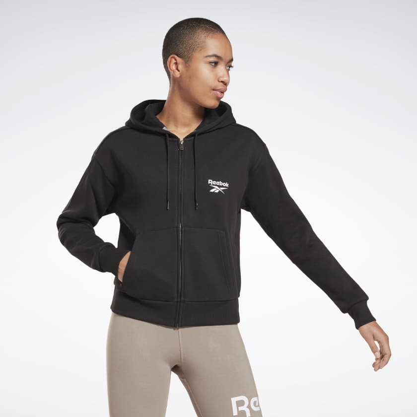 Reebok RI EU FZ Hoody Dámská mikina US XS HA4328 - náhled 2