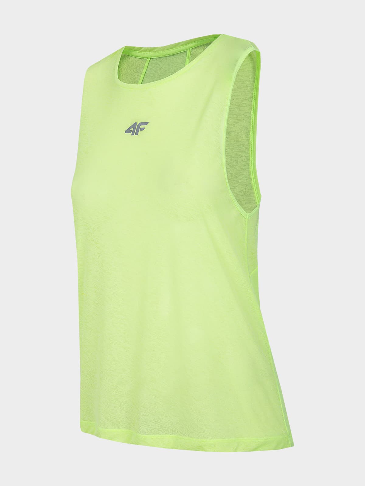 4F H4L22-TSDF010 CANARY GREEN Dámské tílko US L H4L22-TSDF010 CANARY GREEN - náhled 1