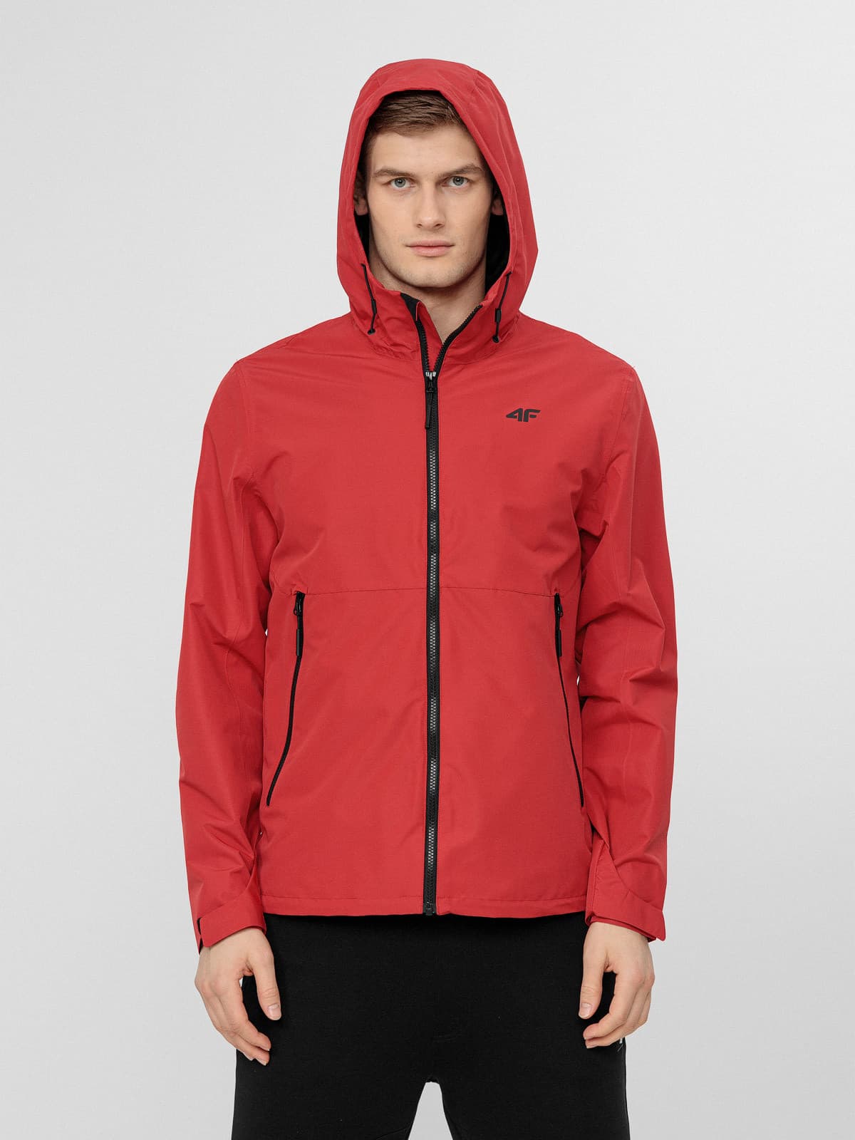 4F H4L22-KUM001 DARK RED Pánská bunda US 3XL H4L22-KUM001 DARK RED - náhled 3