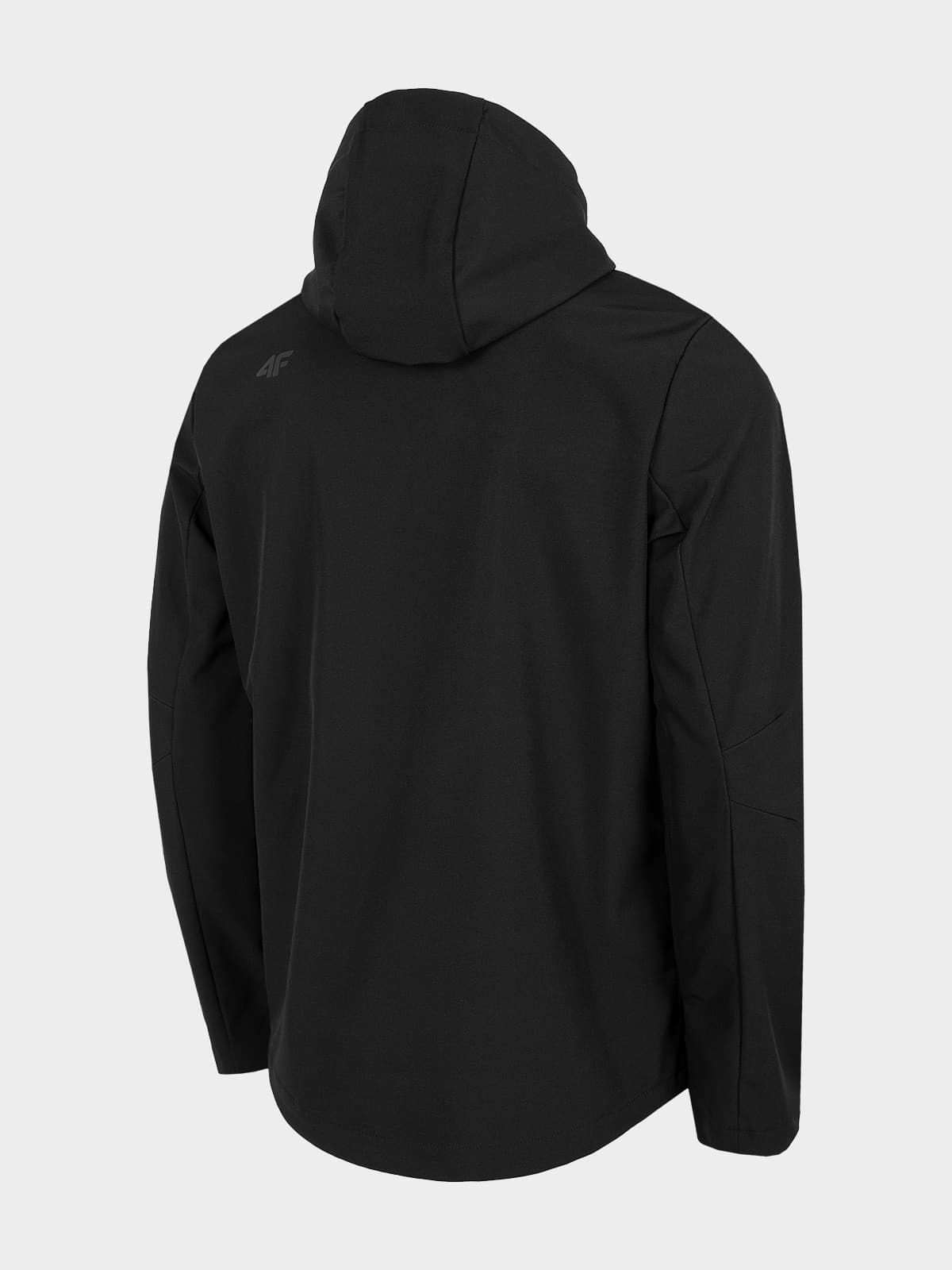 4F H4L22-SFM001 DEEP BLACK Pánská softshellová bunda US L H4L22-SFM001 DEEP BLACK - náhled 2