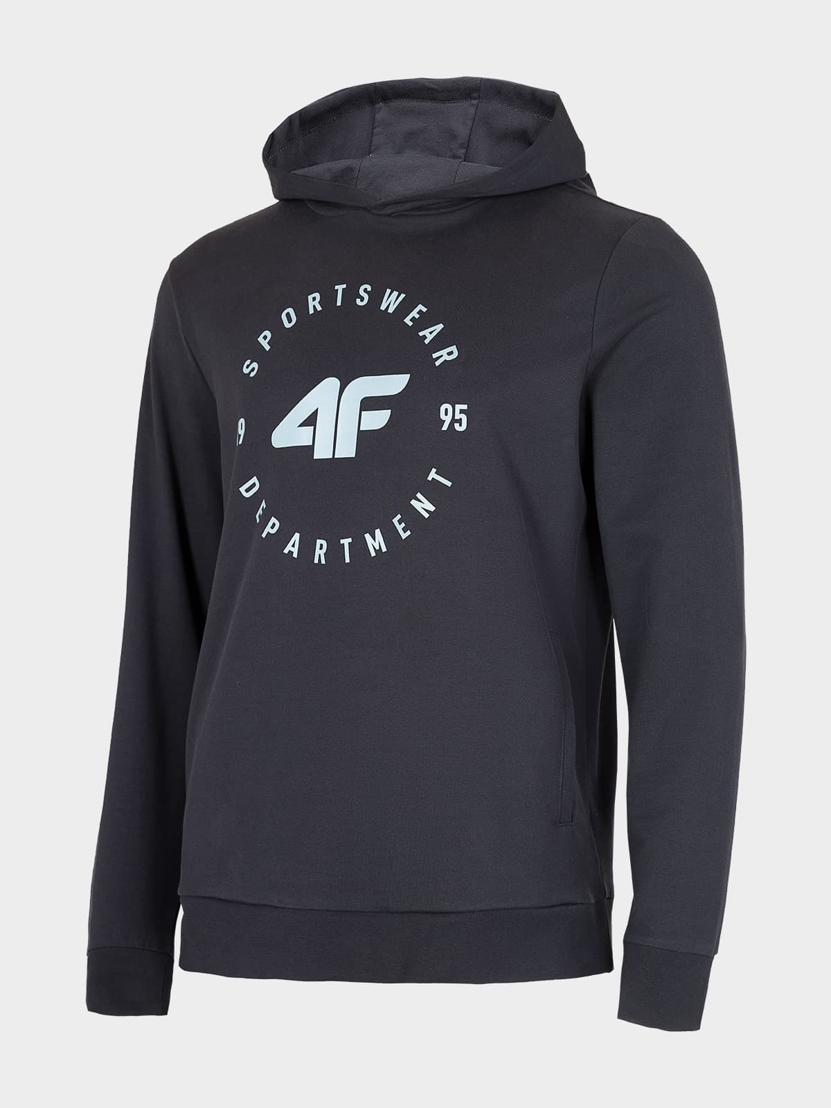 4F H4L22-BLM018 ANTHRACITE Pánská mikina US M H4L22-BLM018 ANTHRACITE - náhled 3