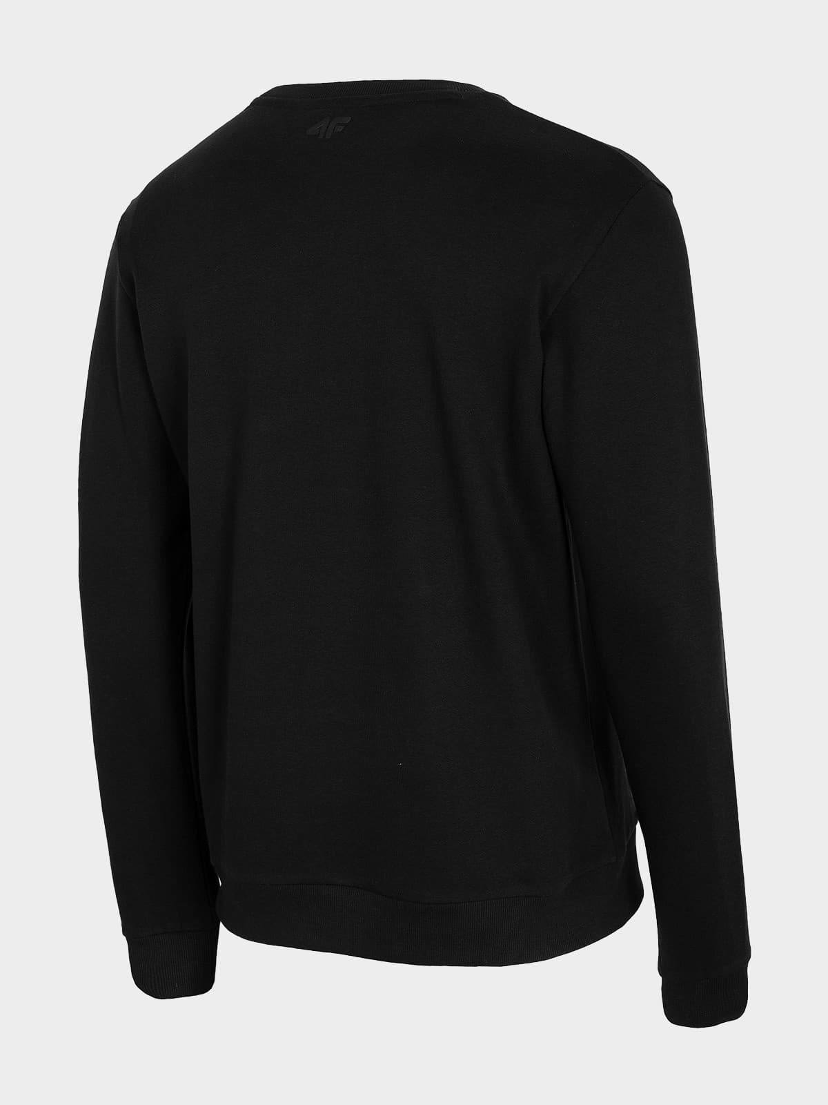 4F H4L22-BLM350 DEEP BLACK Pánská mikina US S H4L22-BLM350 DEEP BLACK - náhled 4