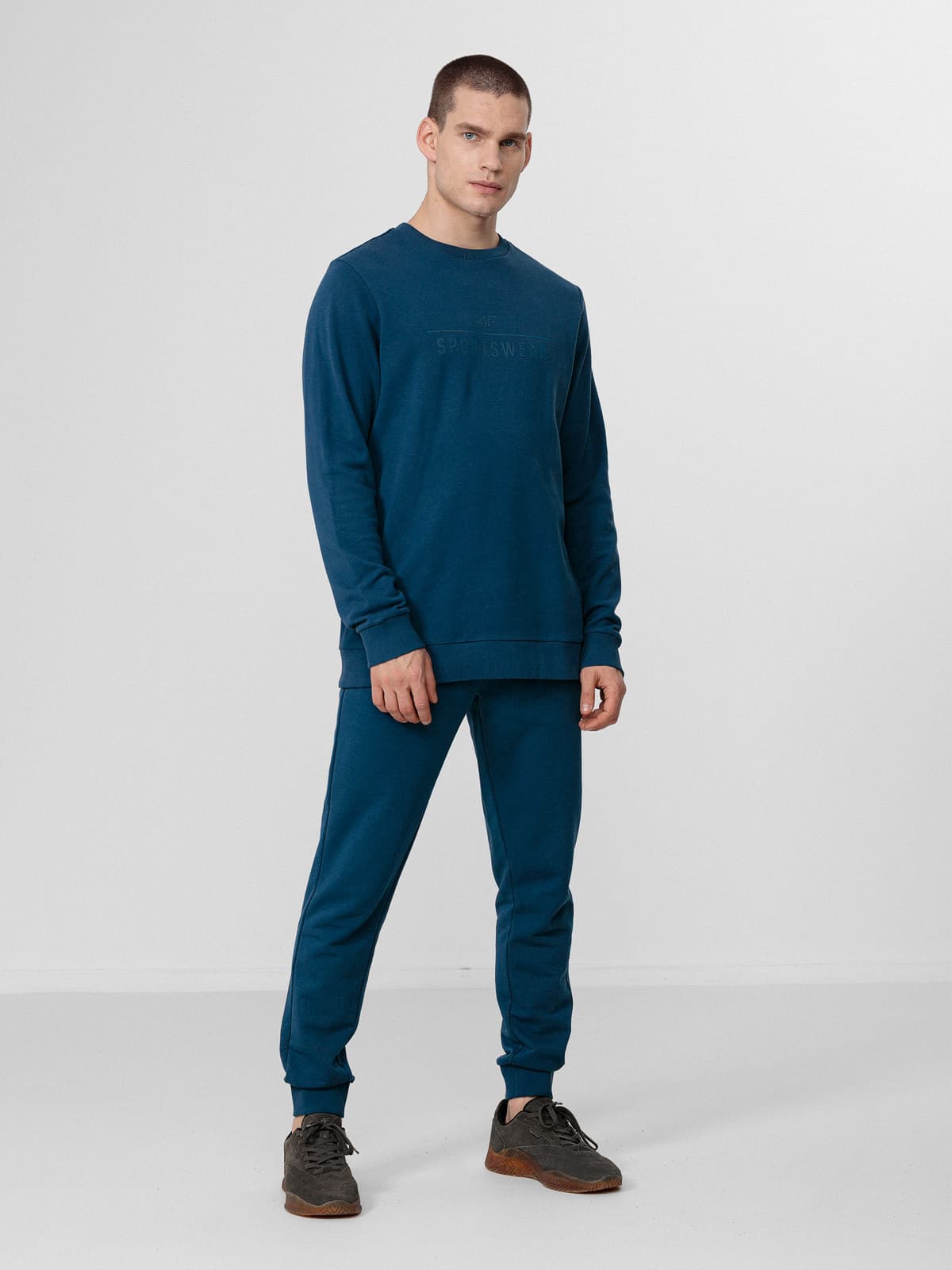 4F H4L22-BLM350 DENIM Pánská mikina US 3XL H4L22-BLM350 DENIM - náhled 2