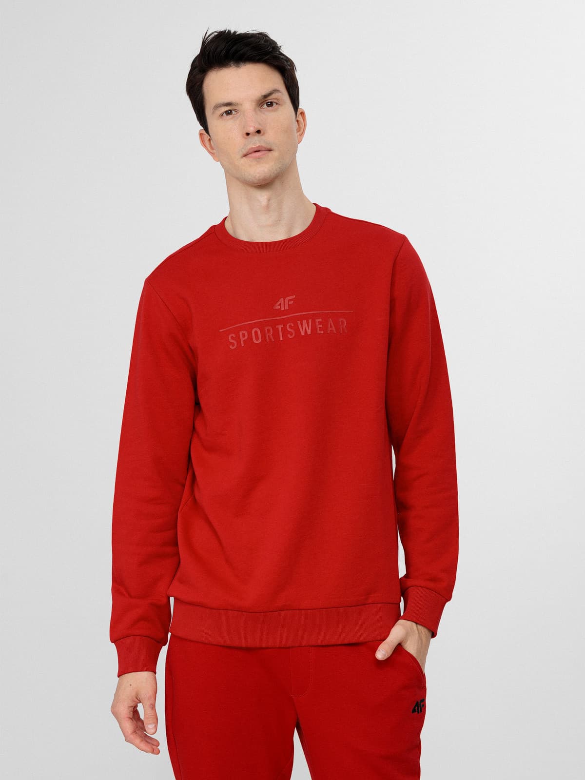 4F H4L22-BLM350 RED Pánská mikina US 3XL H4L22-BLM350 RED - náhled 1