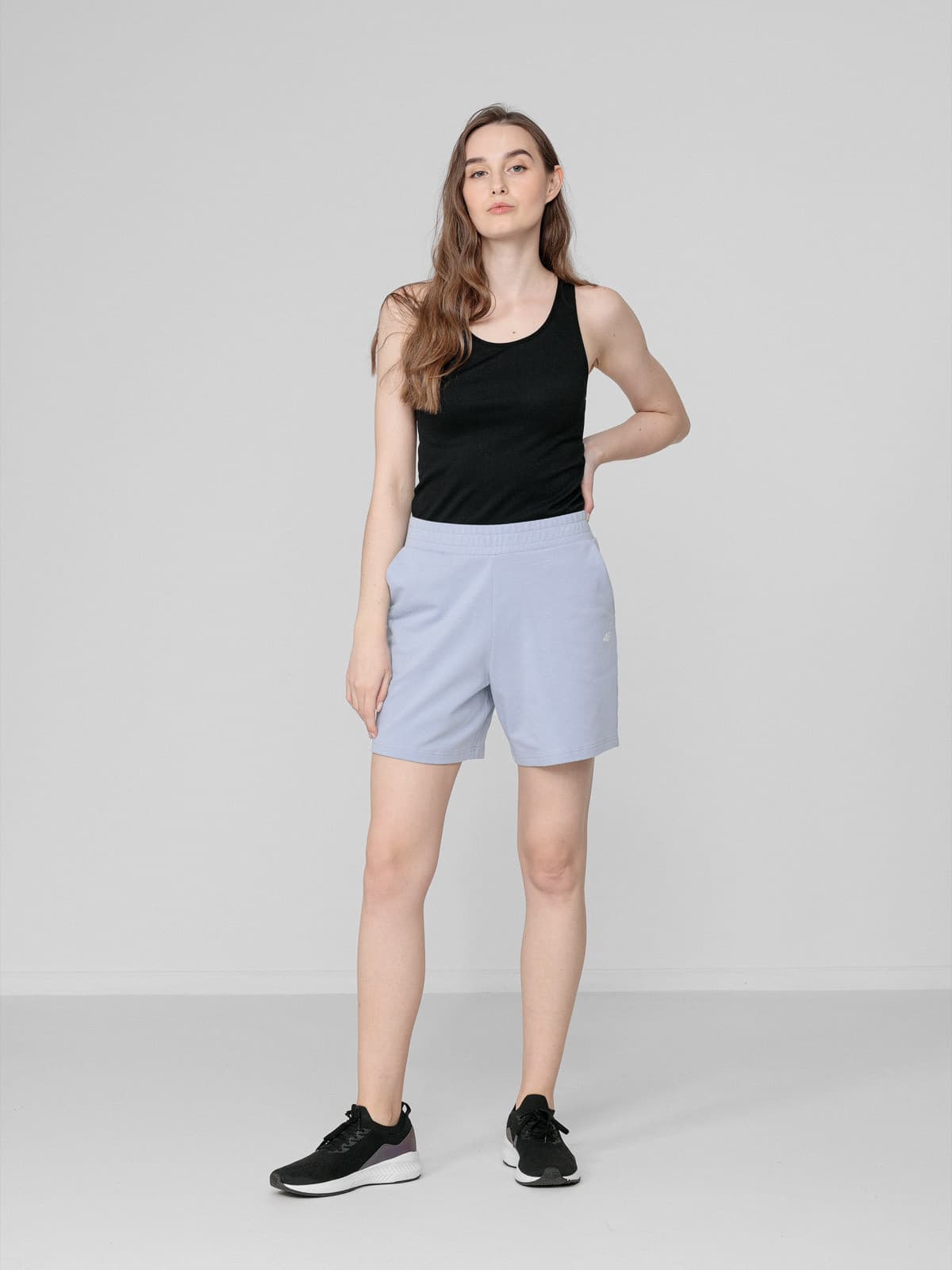 4F H4L22-TSD057 DEEP BLACK Dámské tílko US S H4L22-TSD057 DEEP BLACK - náhled 4